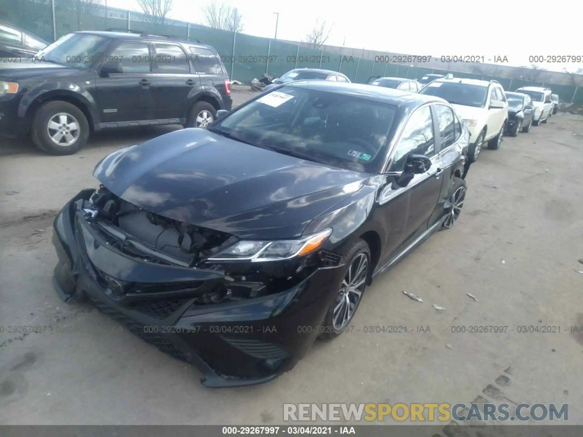 2 Photograph of a damaged car 4T1M11AK1LU388062 TOYOTA CAMRY 2020