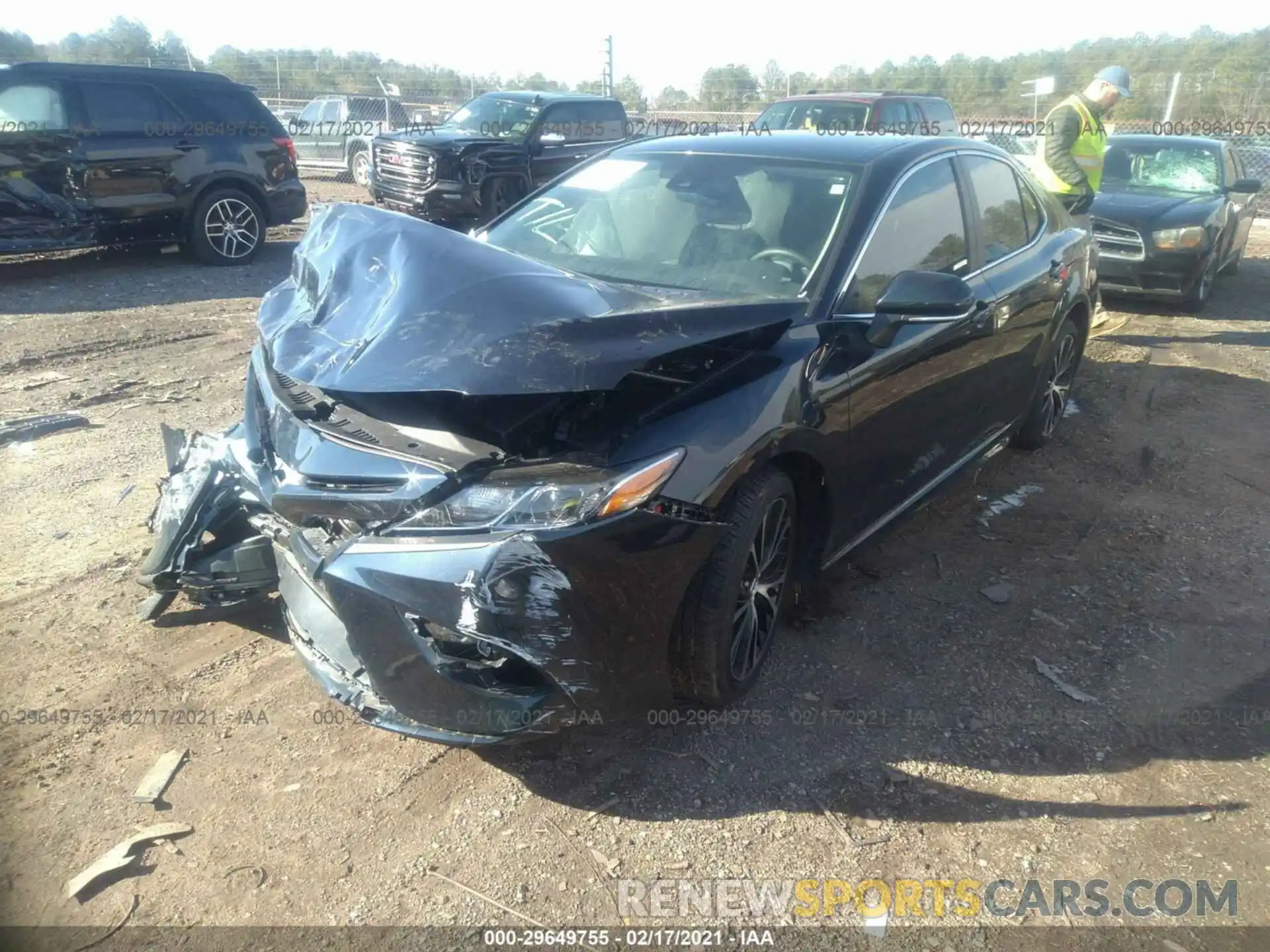 2 Photograph of a damaged car 4T1M11AK2LU320577 TOYOTA CAMRY 2020