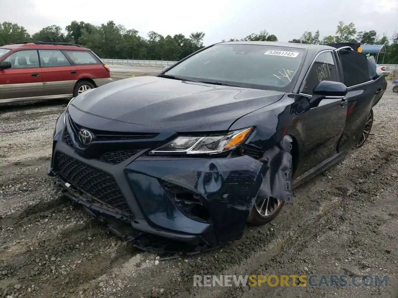 2 Photograph of a damaged car 4T1M11AK2LU877585 TOYOTA CAMRY 2020