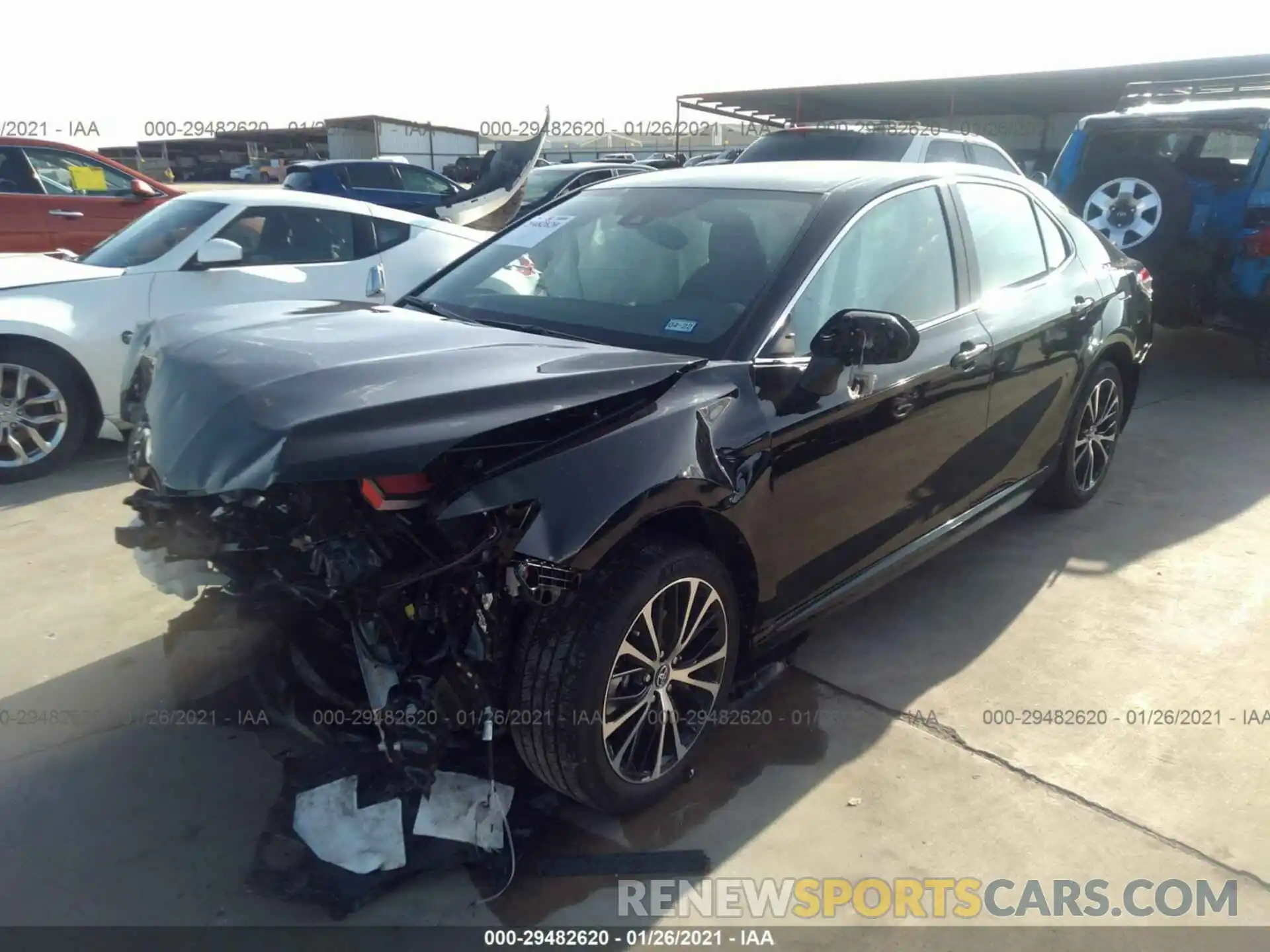 2 Photograph of a damaged car 4T1M11AK3LU924395 TOYOTA CAMRY 2020