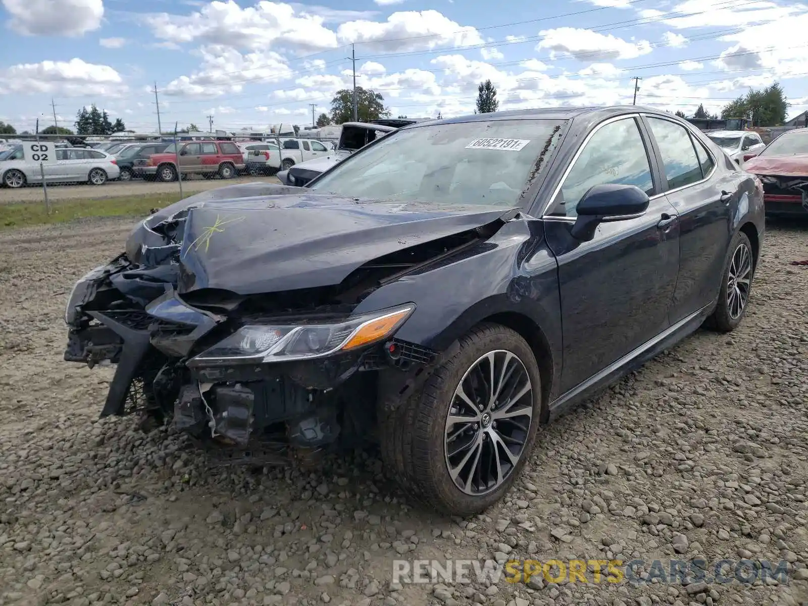 2 Photograph of a damaged car 4T1M11AK4LU321553 TOYOTA CAMRY 2020