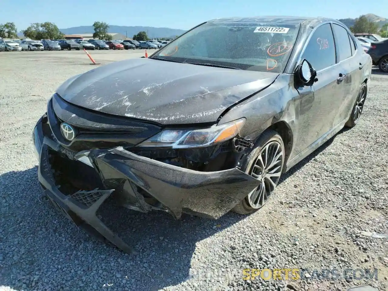 2 Photograph of a damaged car 4T1M11AK4LU349949 TOYOTA CAMRY 2020