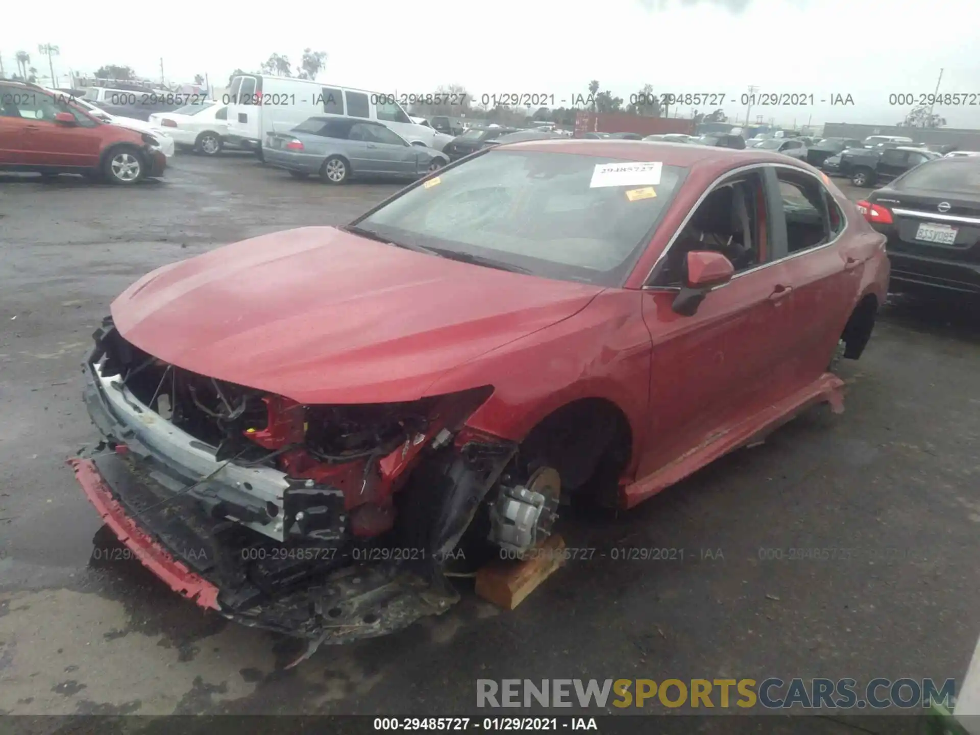 2 Photograph of a damaged car 4T1M11AK4LU359414 TOYOTA CAMRY 2020