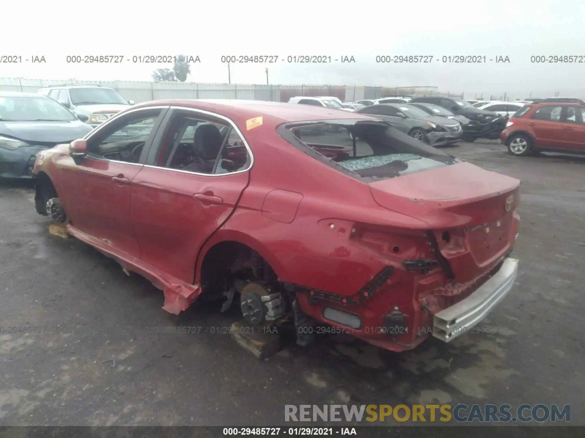 3 Photograph of a damaged car 4T1M11AK4LU359414 TOYOTA CAMRY 2020