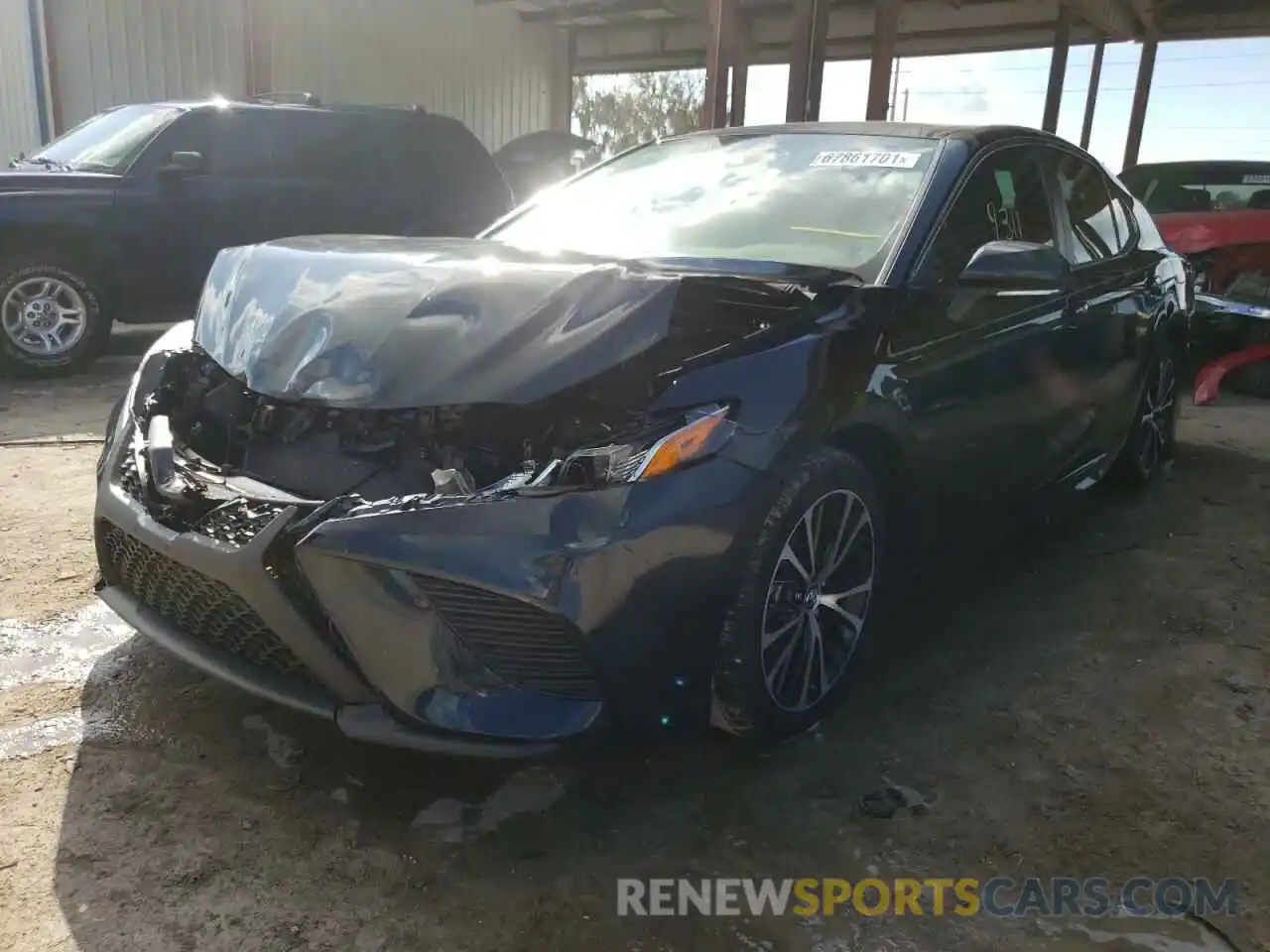 2 Photograph of a damaged car 4T1M11AK4LU858343 TOYOTA CAMRY 2020