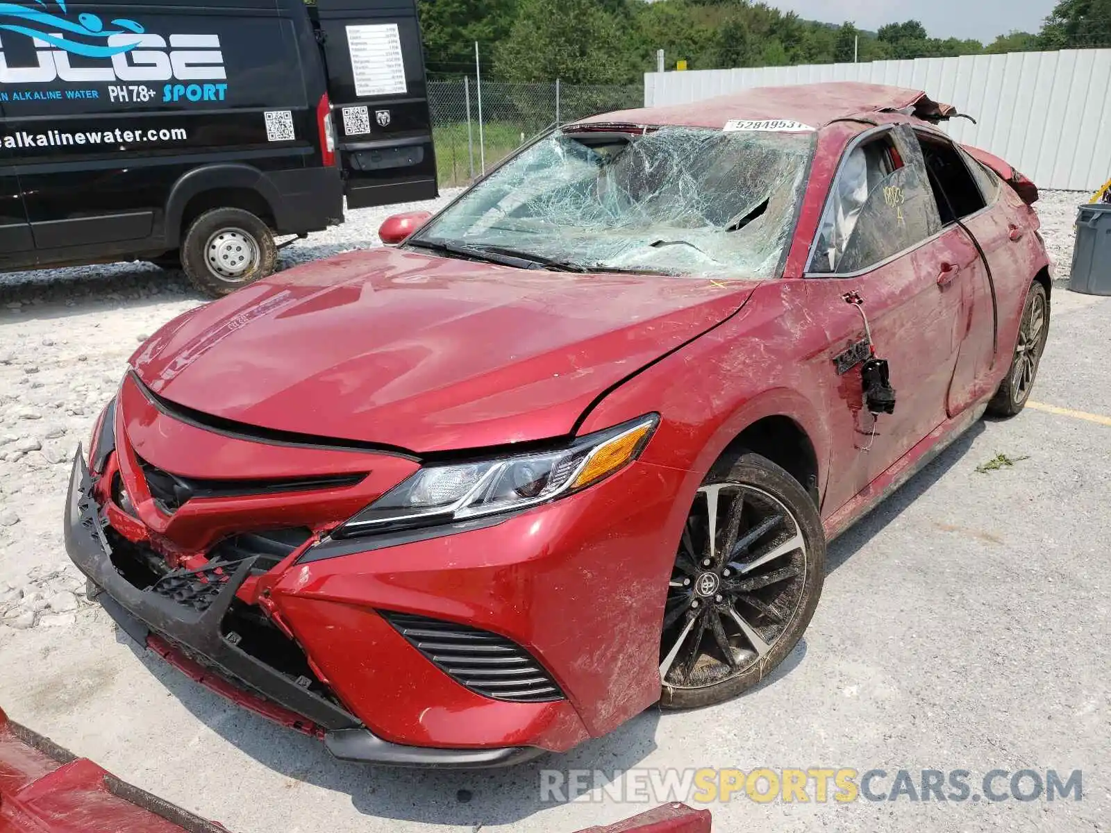 2 Photograph of a damaged car 4T1M11AK5LU385939 TOYOTA CAMRY 2020