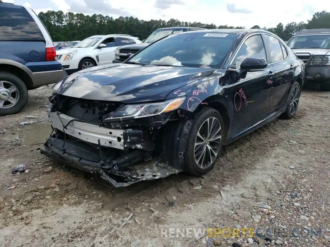 2 Photograph of a damaged car 4T1M11AK5LU994349 TOYOTA CAMRY 2020