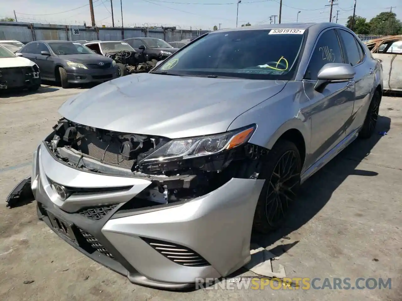 2 Photograph of a damaged car 4T1M11AK6LU954359 TOYOTA CAMRY 2020