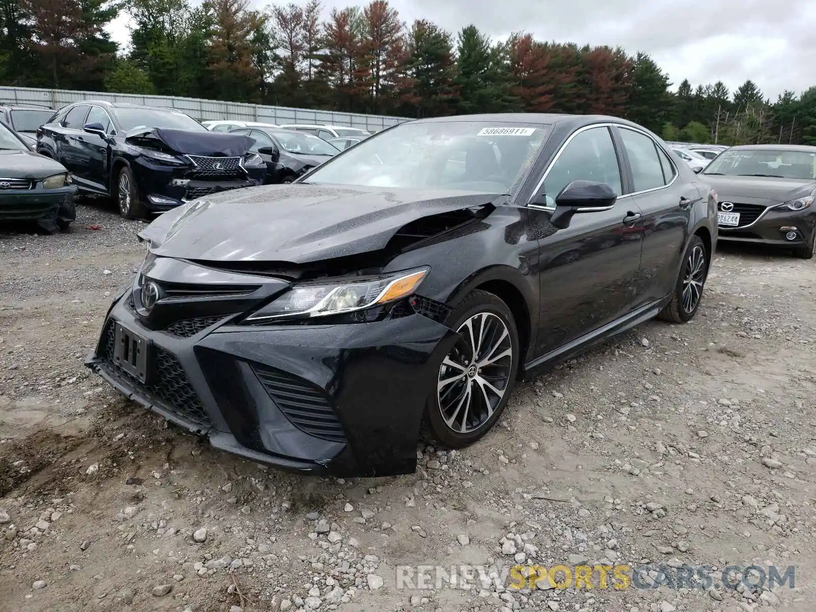 2 Photograph of a damaged car 4T1M11AK6LU983750 TOYOTA CAMRY 2020