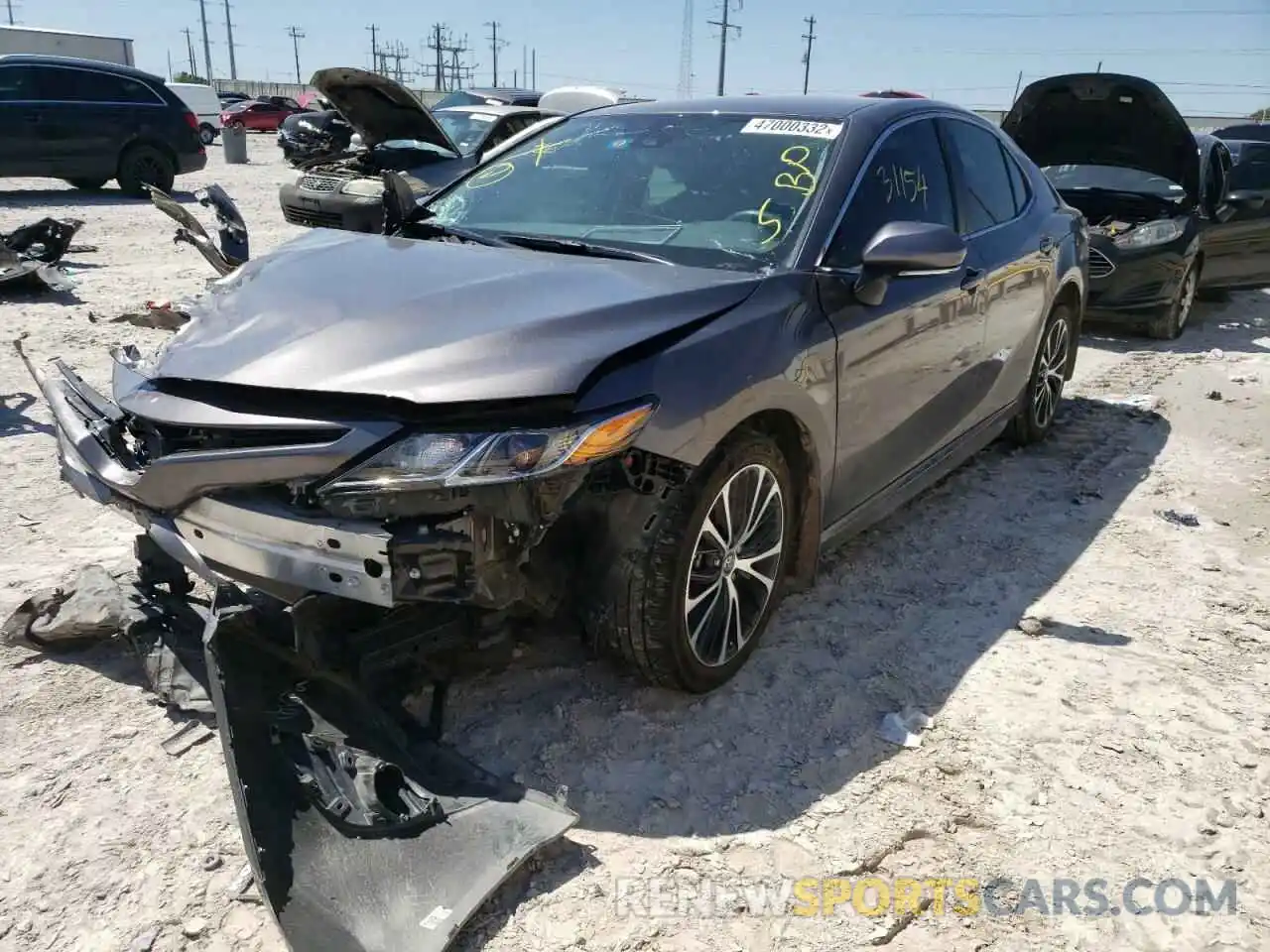 2 Photograph of a damaged car 4T1M11AK7LU860975 TOYOTA CAMRY 2020