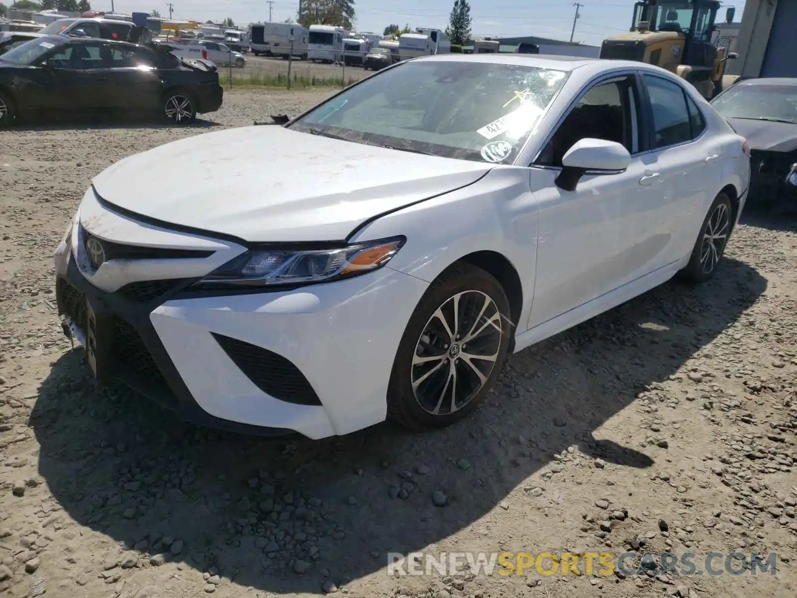 2 Photograph of a damaged car 4T1M11AK7LU874536 TOYOTA CAMRY 2020