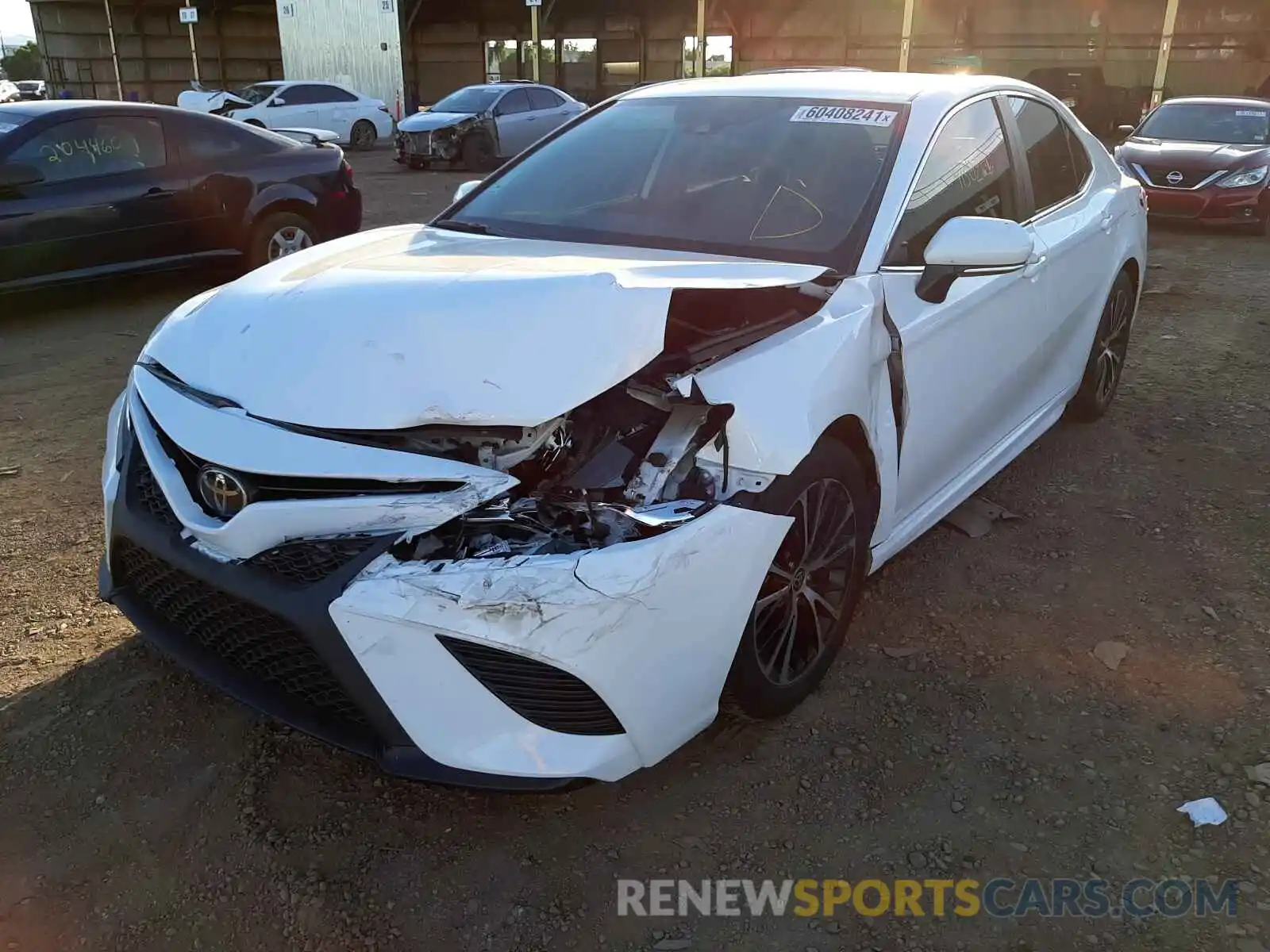 2 Photograph of a damaged car 4T1M11AK7LU964513 TOYOTA CAMRY 2020