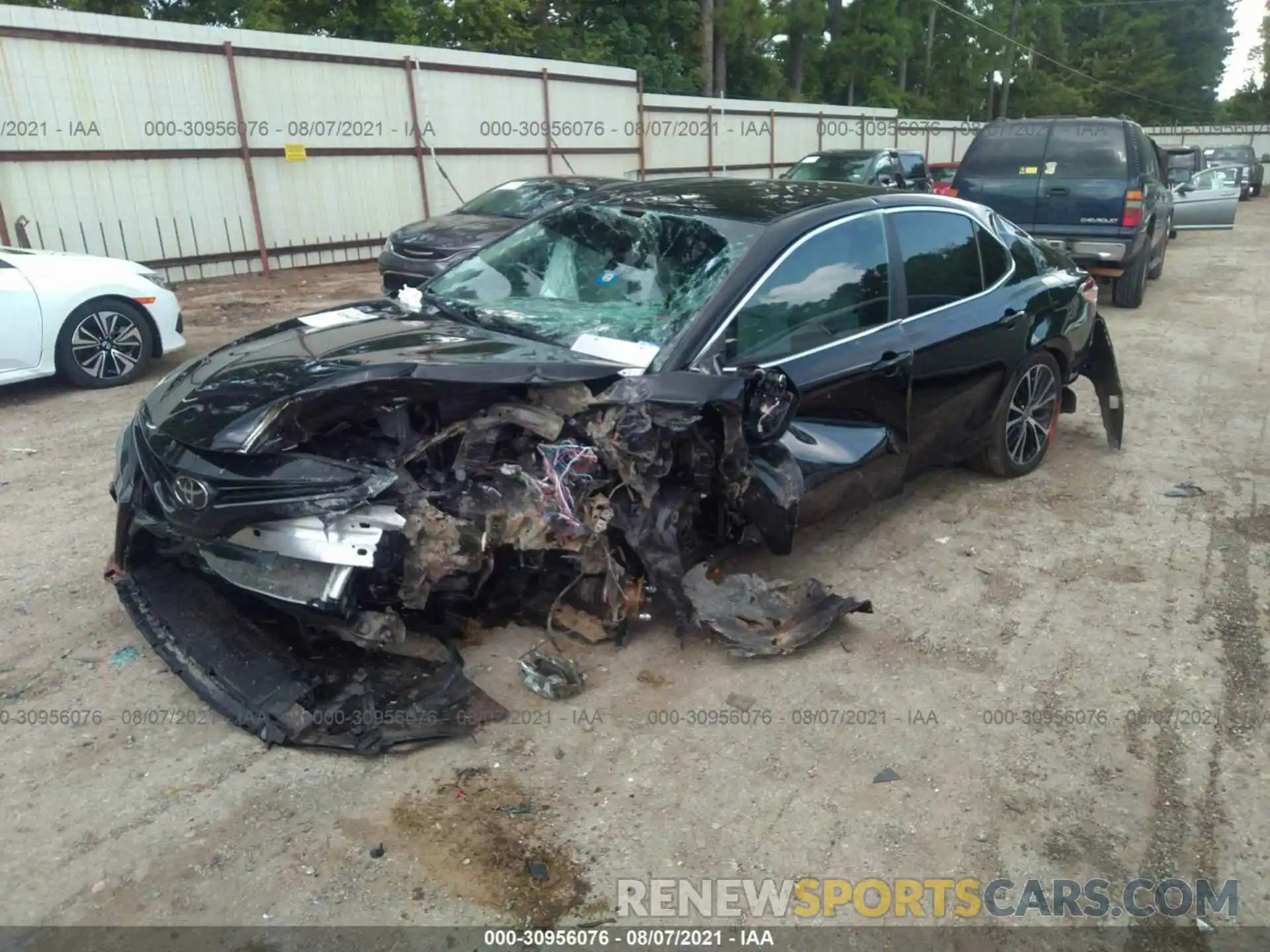 2 Photograph of a damaged car 4T1M11AK7LU973499 TOYOTA CAMRY 2020