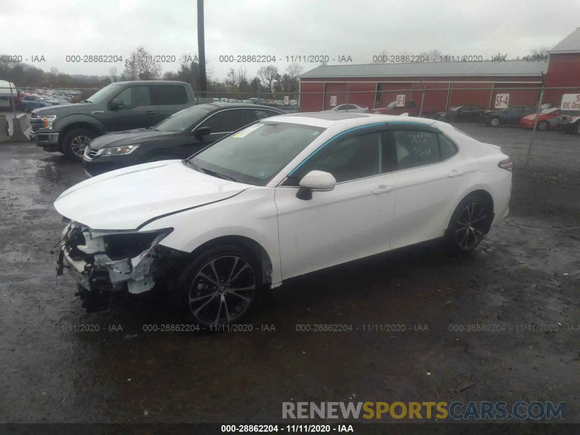 2 Photograph of a damaged car 4T1M11AK9LU323539 TOYOTA CAMRY 2020