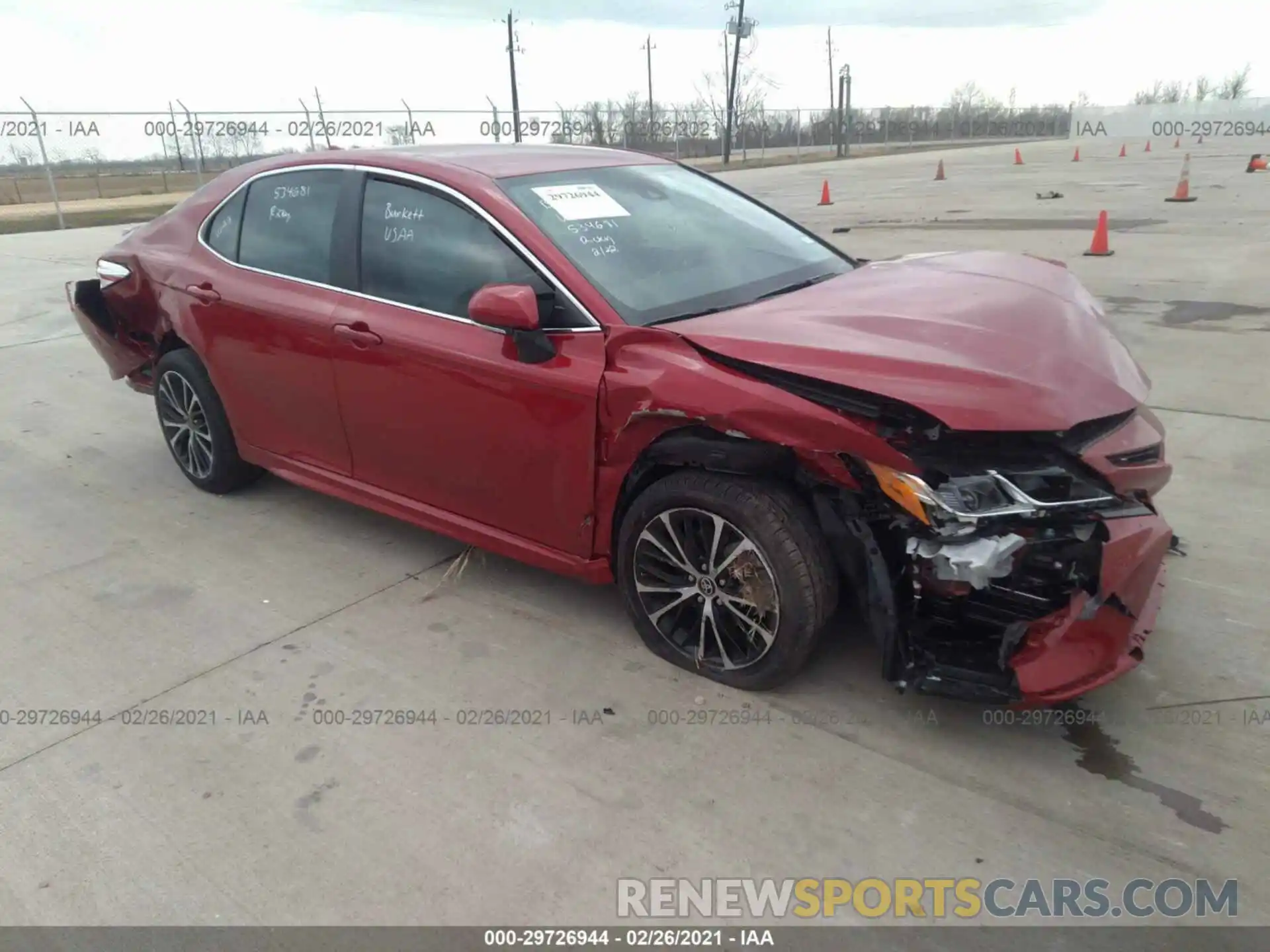 1 Photograph of a damaged car 4T1M11AK9LU388102 TOYOTA CAMRY 2020