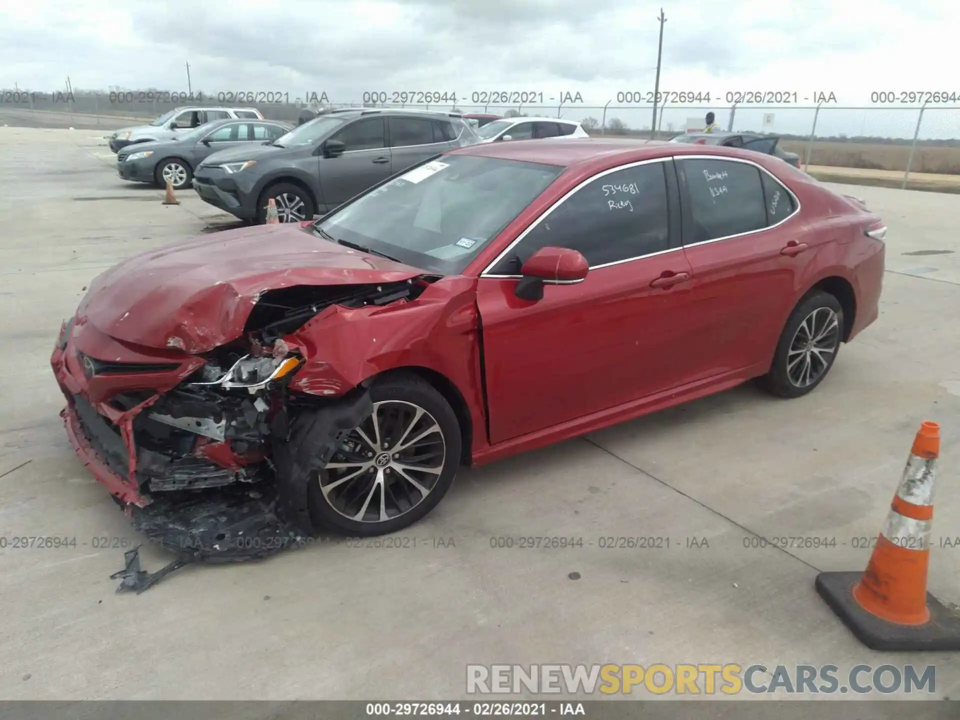 2 Photograph of a damaged car 4T1M11AK9LU388102 TOYOTA CAMRY 2020