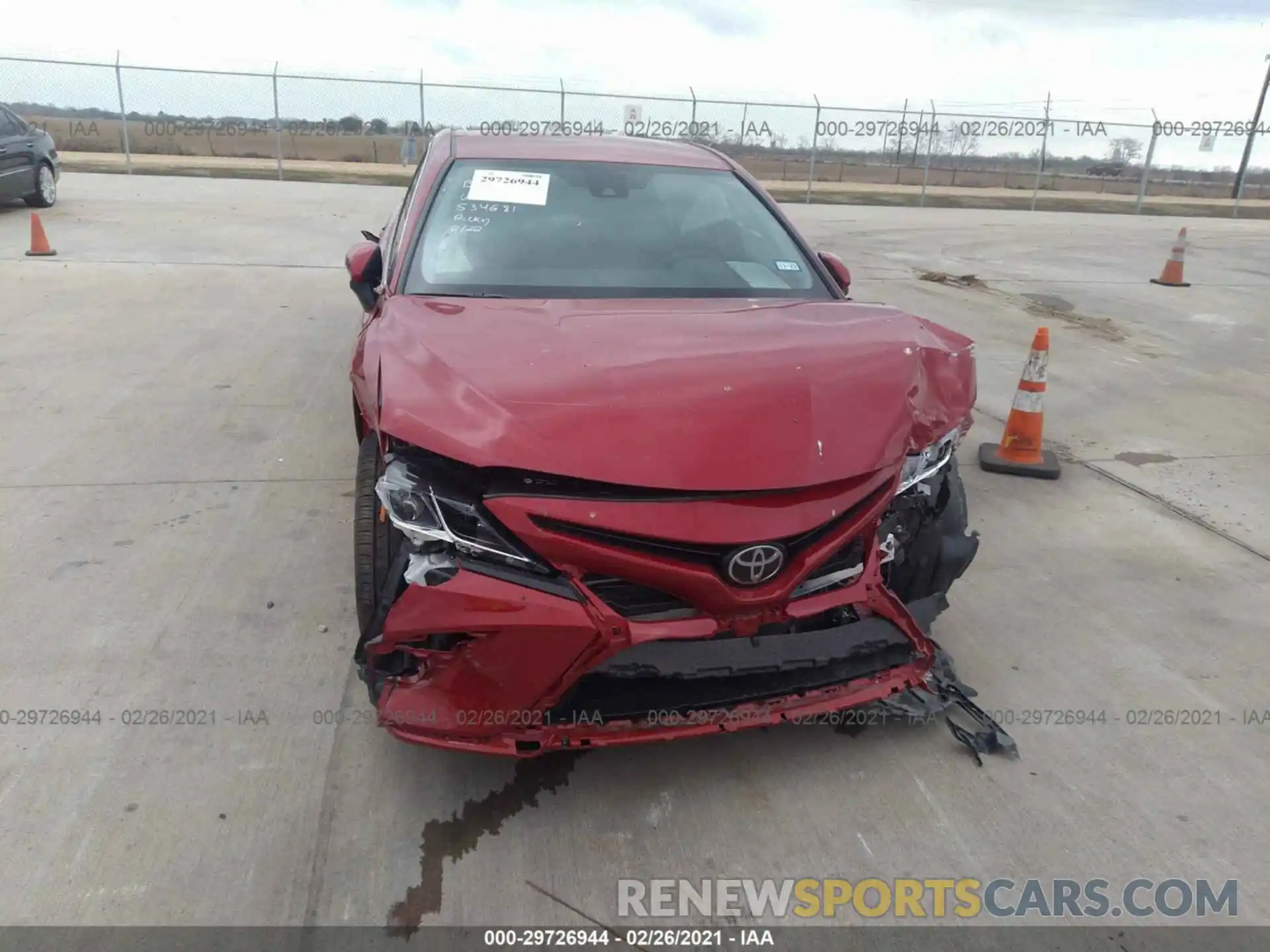 6 Photograph of a damaged car 4T1M11AK9LU388102 TOYOTA CAMRY 2020