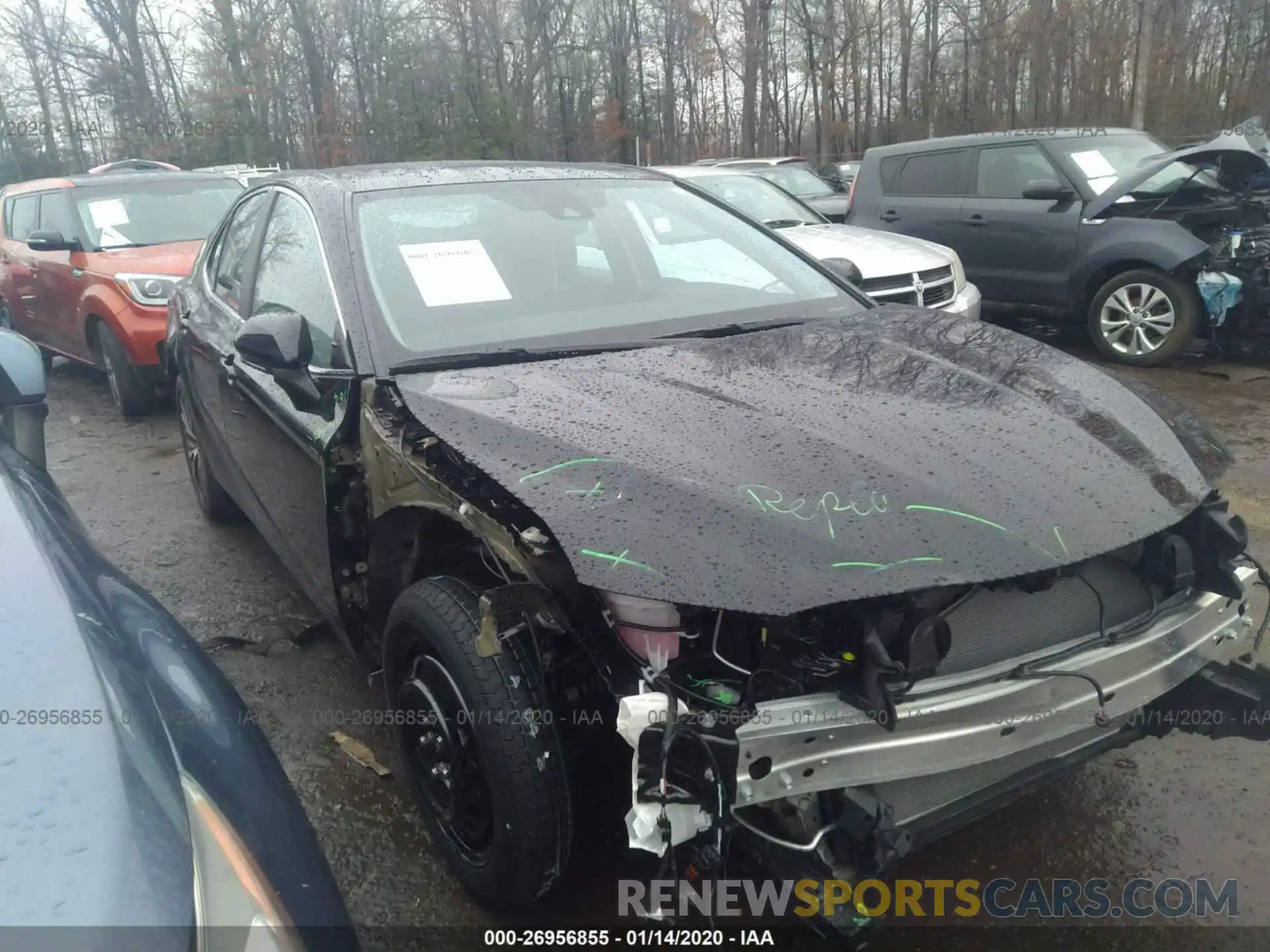 1 Photograph of a damaged car 4T1M11AK9LU877373 TOYOTA CAMRY 2020