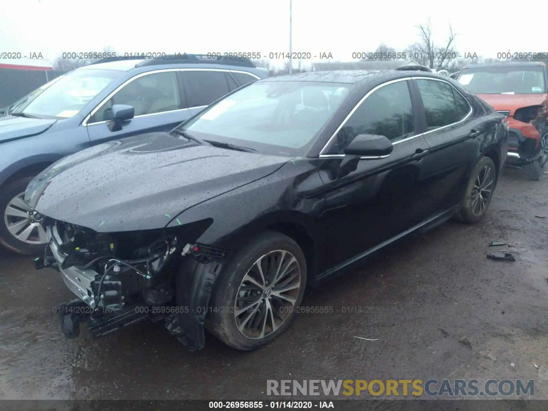 2 Photograph of a damaged car 4T1M11AK9LU877373 TOYOTA CAMRY 2020