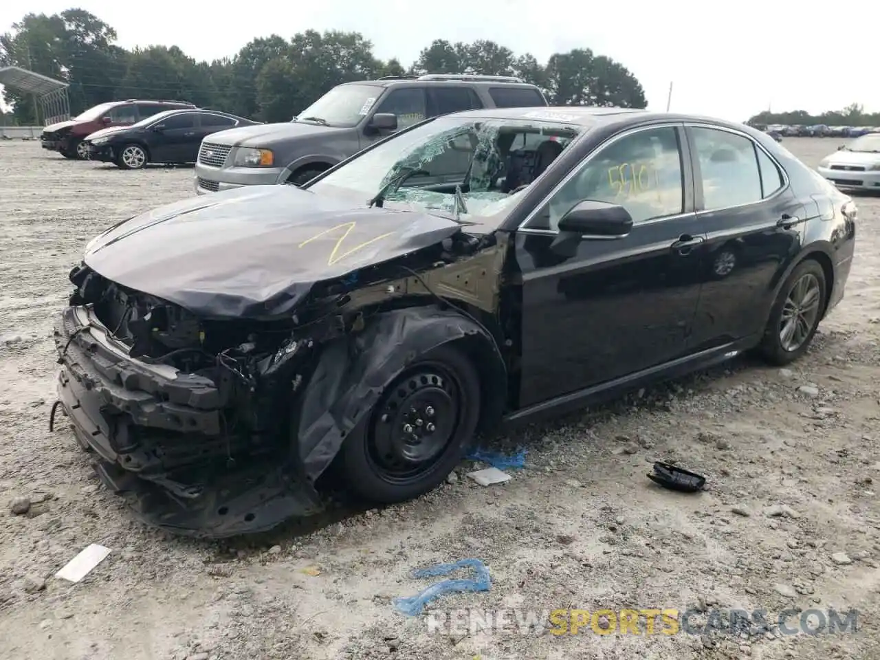 2 Photograph of a damaged car 4T1M11AK9LU960592 TOYOTA CAMRY 2020