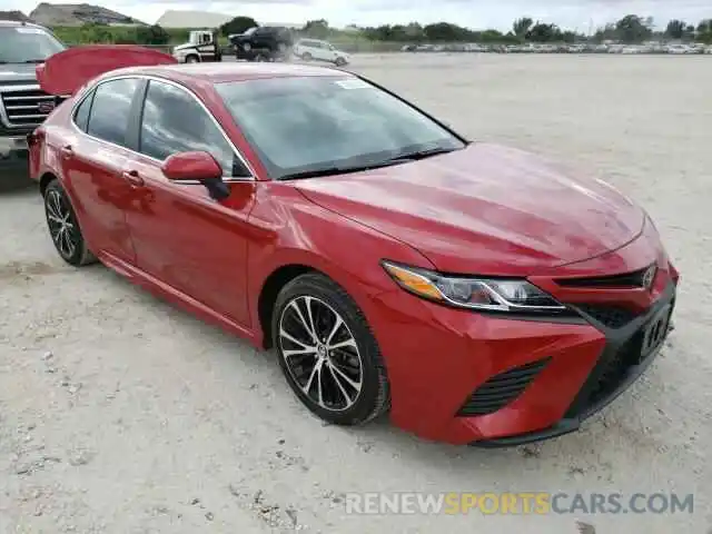 1 Photograph of a damaged car 4T1M11AKXLU322304 TOYOTA CAMRY 2020