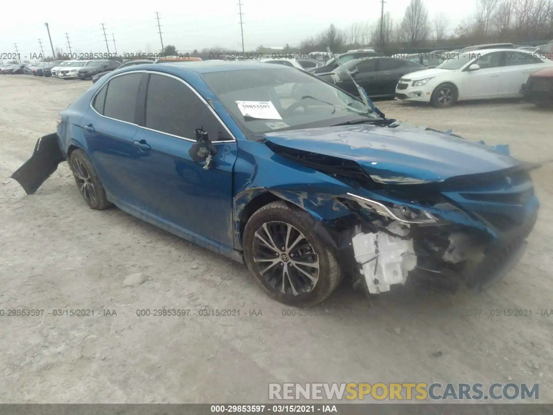 1 Photograph of a damaged car 4T1M11BK6LU011404 TOYOTA CAMRY 2020