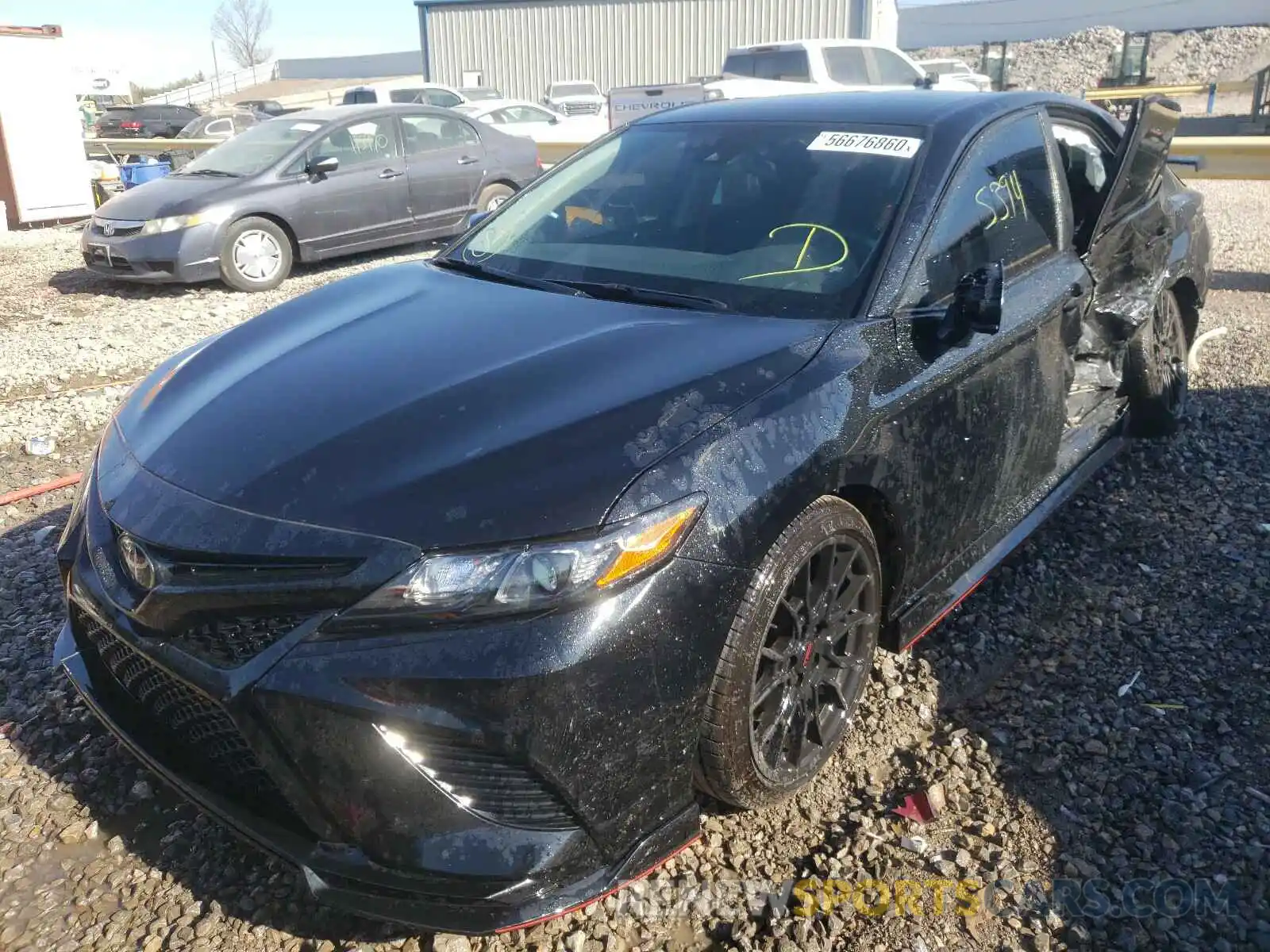 2 Photograph of a damaged car 4T1NZ1AK0LU040007 TOYOTA CAMRY 2020