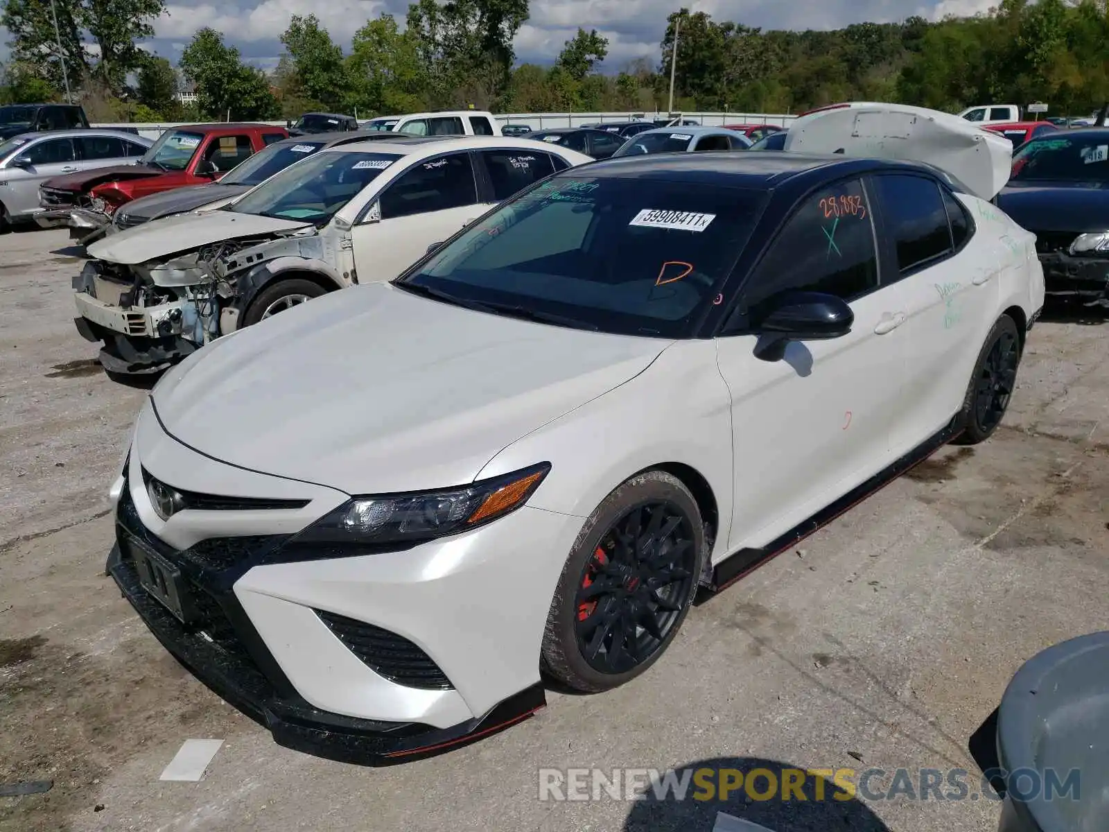 2 Photograph of a damaged car 4T1NZ1AK0LU041884 TOYOTA CAMRY 2020