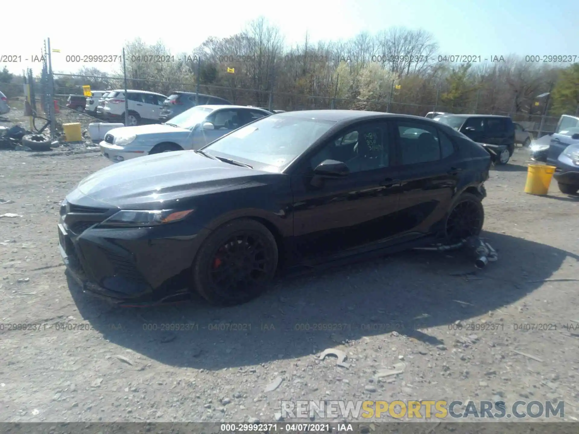 2 Photograph of a damaged car 4T1NZ1AK0LU043683 TOYOTA CAMRY 2020