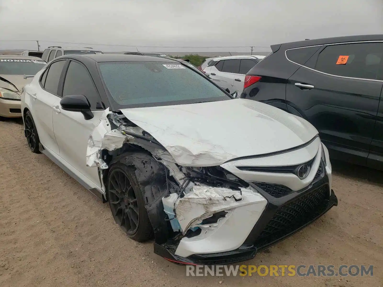 1 Photograph of a damaged car 4T1NZ1AK0LU045093 TOYOTA CAMRY 2020