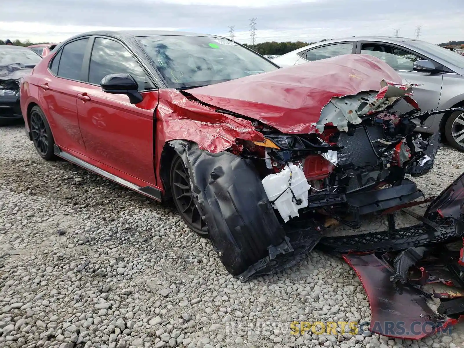 1 Photograph of a damaged car 4T1NZ1AK0LU046115 TOYOTA CAMRY 2020