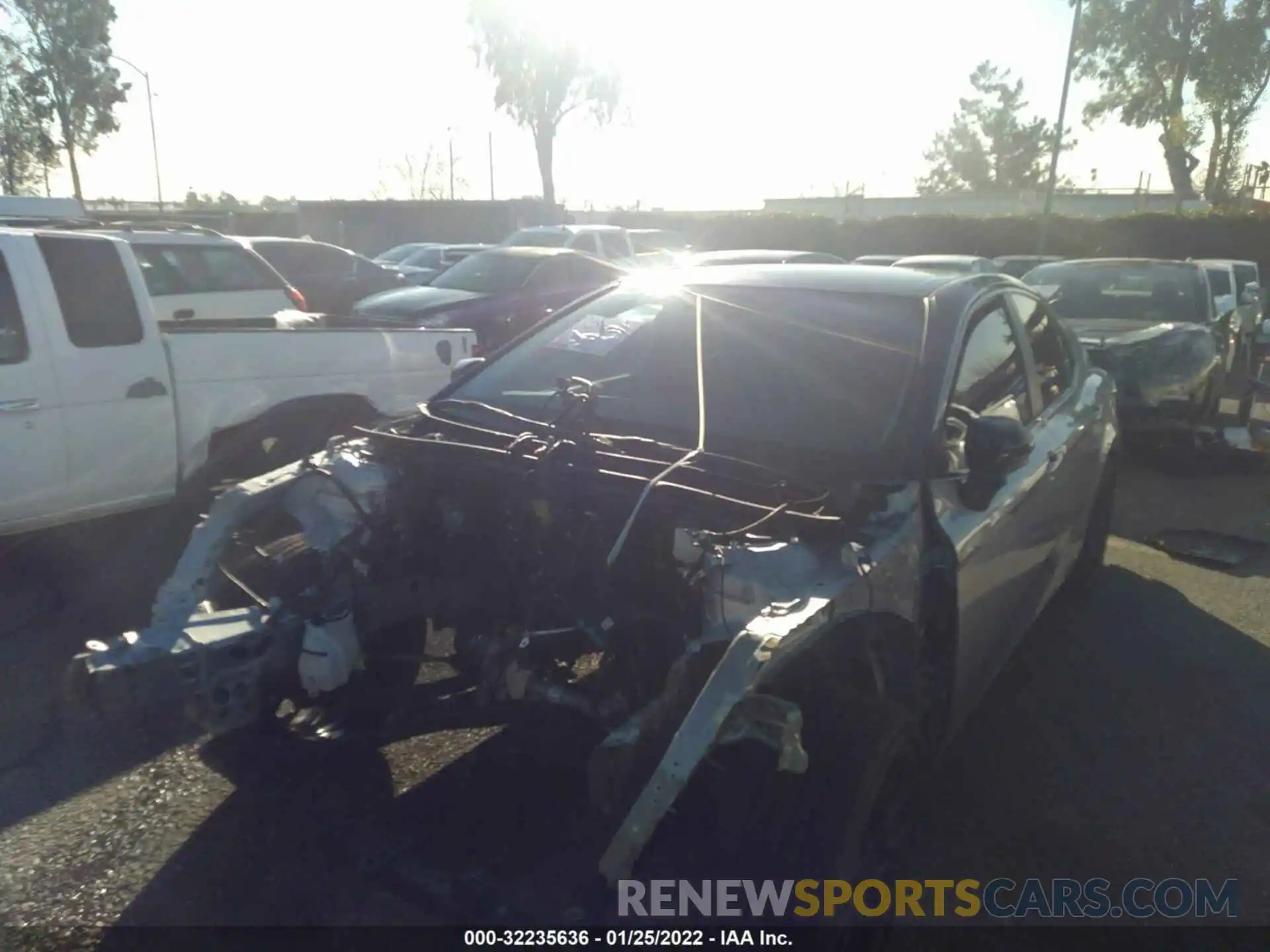 2 Photograph of a damaged car 4T1NZ1AK0LU046373 TOYOTA CAMRY 2020