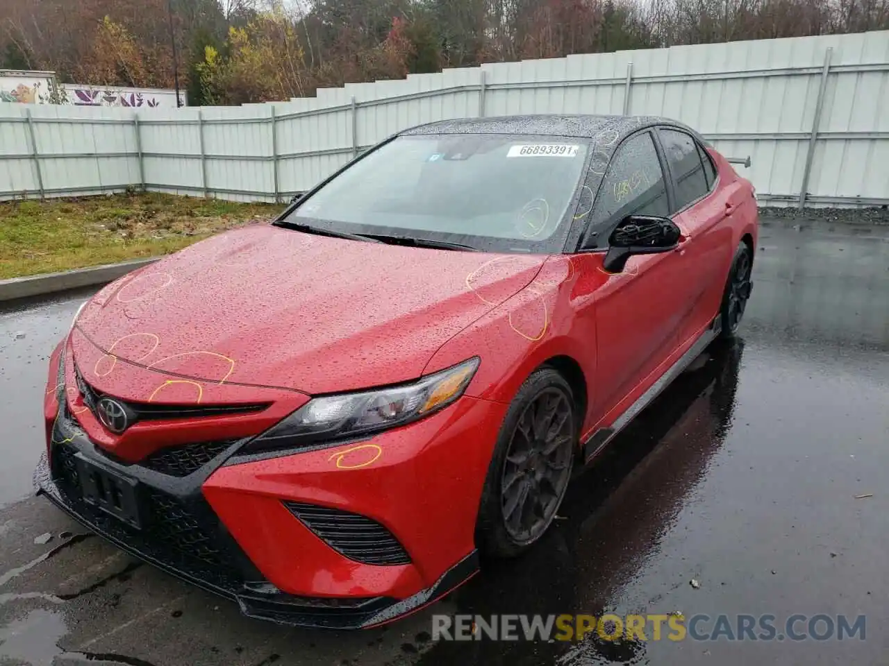 2 Photograph of a damaged car 4T1NZ1AK1LU038363 TOYOTA CAMRY 2020