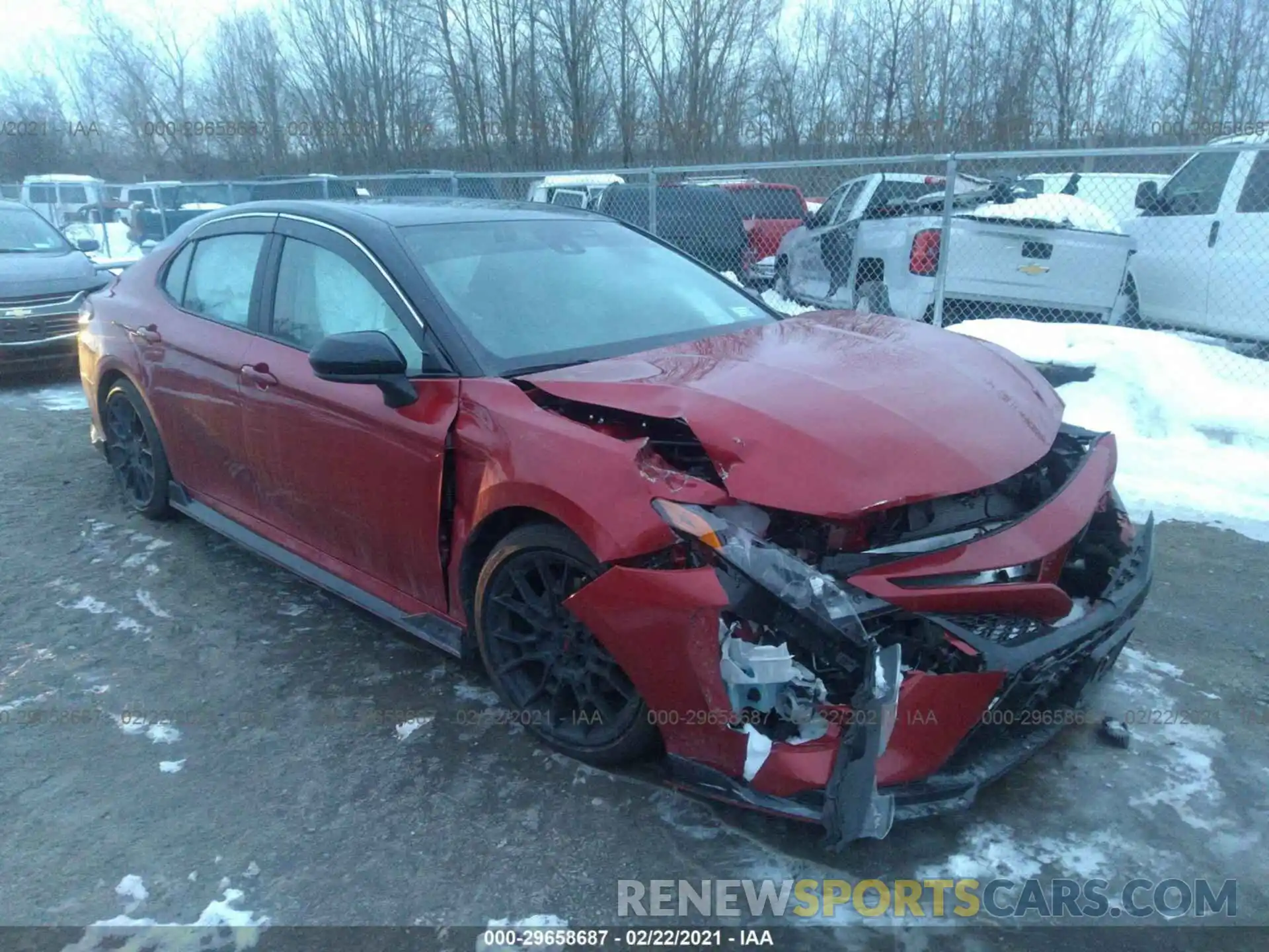 1 Photograph of a damaged car 4T1NZ1AK1LU043157 TOYOTA CAMRY 2020