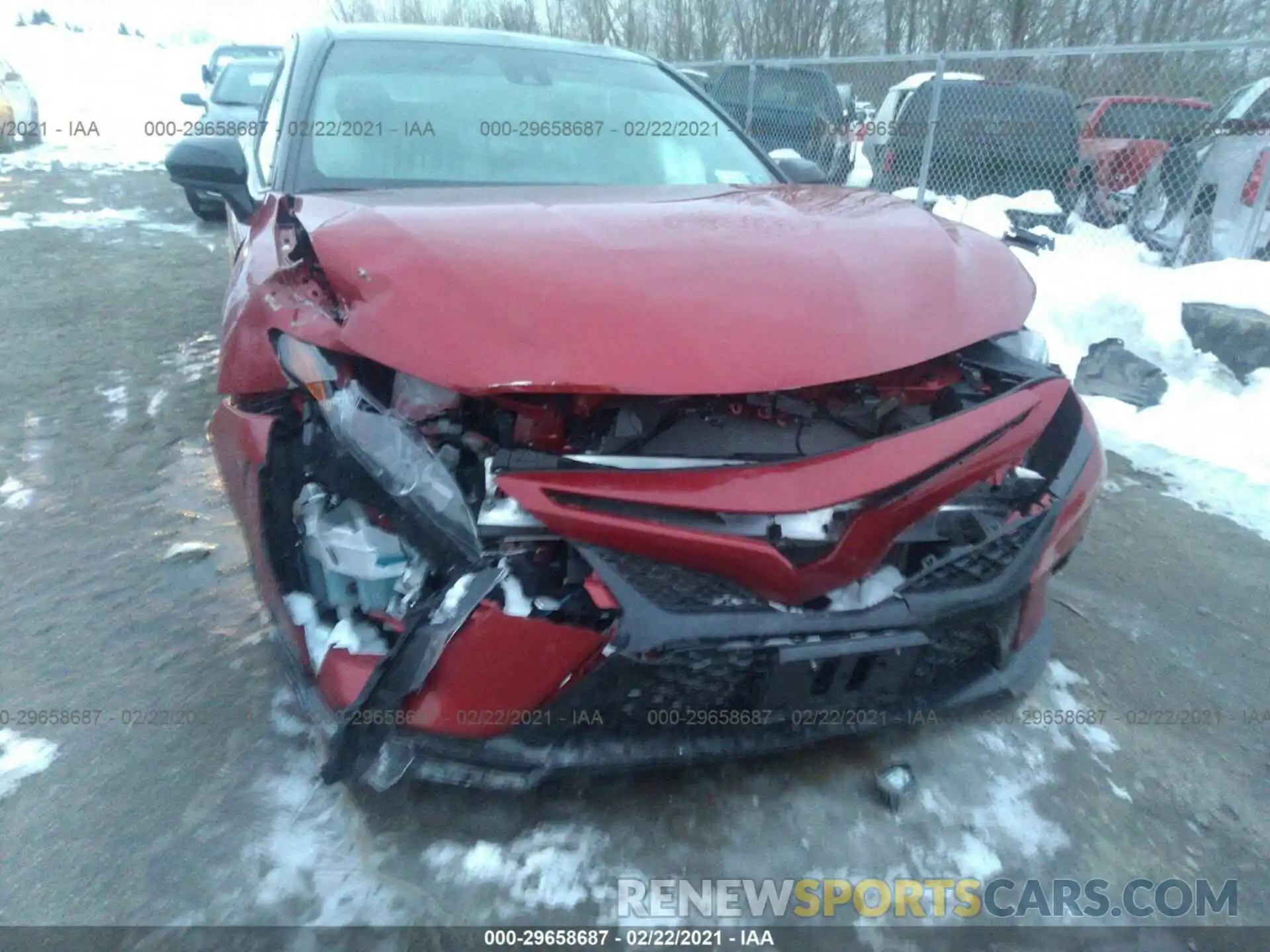 6 Photograph of a damaged car 4T1NZ1AK1LU043157 TOYOTA CAMRY 2020