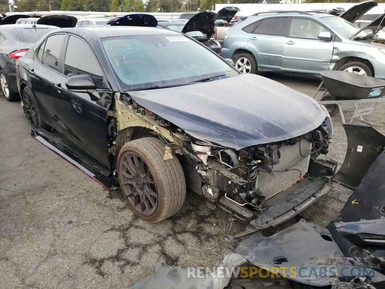 1 Photograph of a damaged car 4T1NZ1AK2LU038002 TOYOTA CAMRY 2020