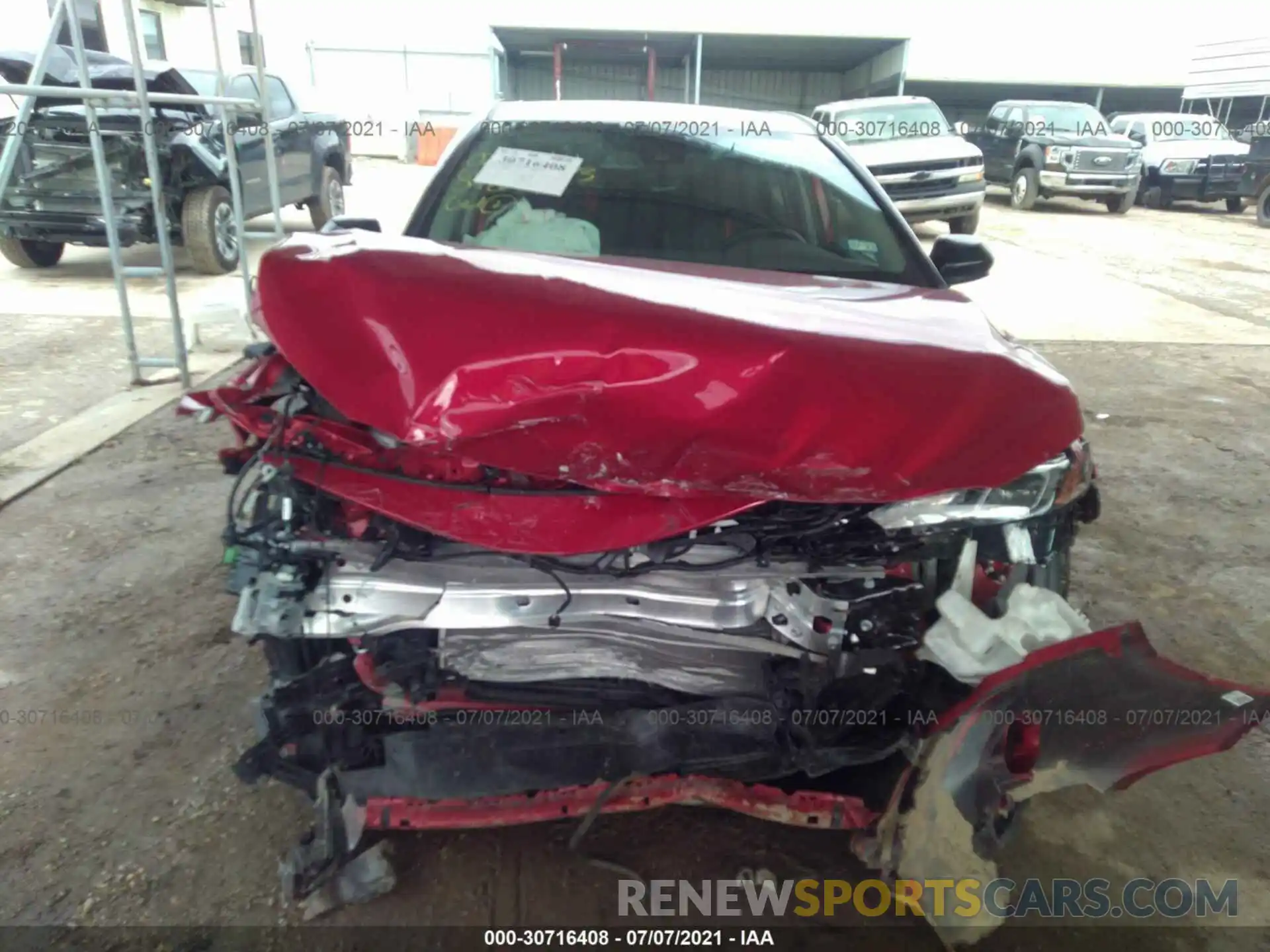 6 Photograph of a damaged car 4T1NZ1AK2LU042891 TOYOTA CAMRY 2020