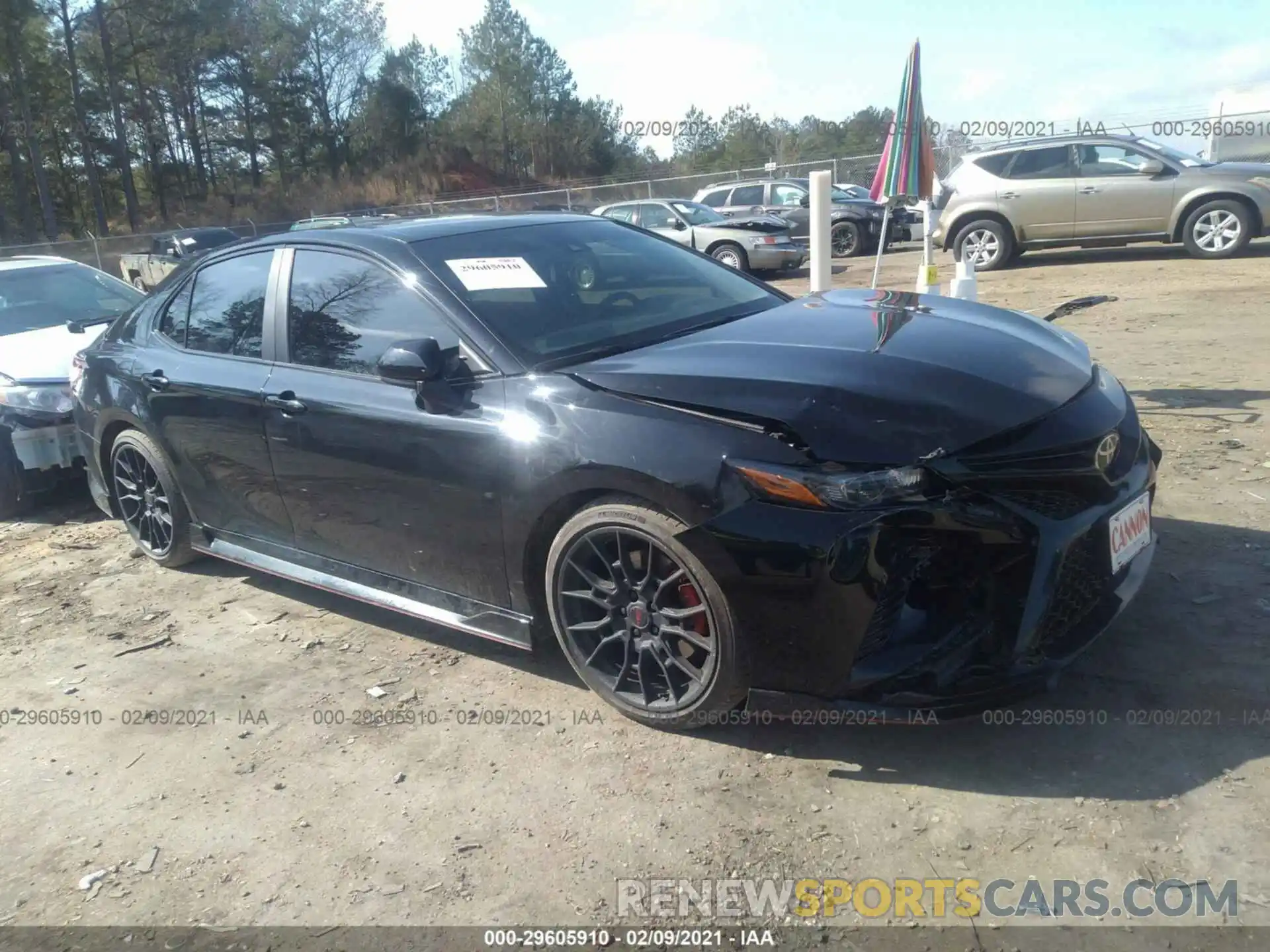 1 Photograph of a damaged car 4T1NZ1AK2LU044625 TOYOTA CAMRY 2020