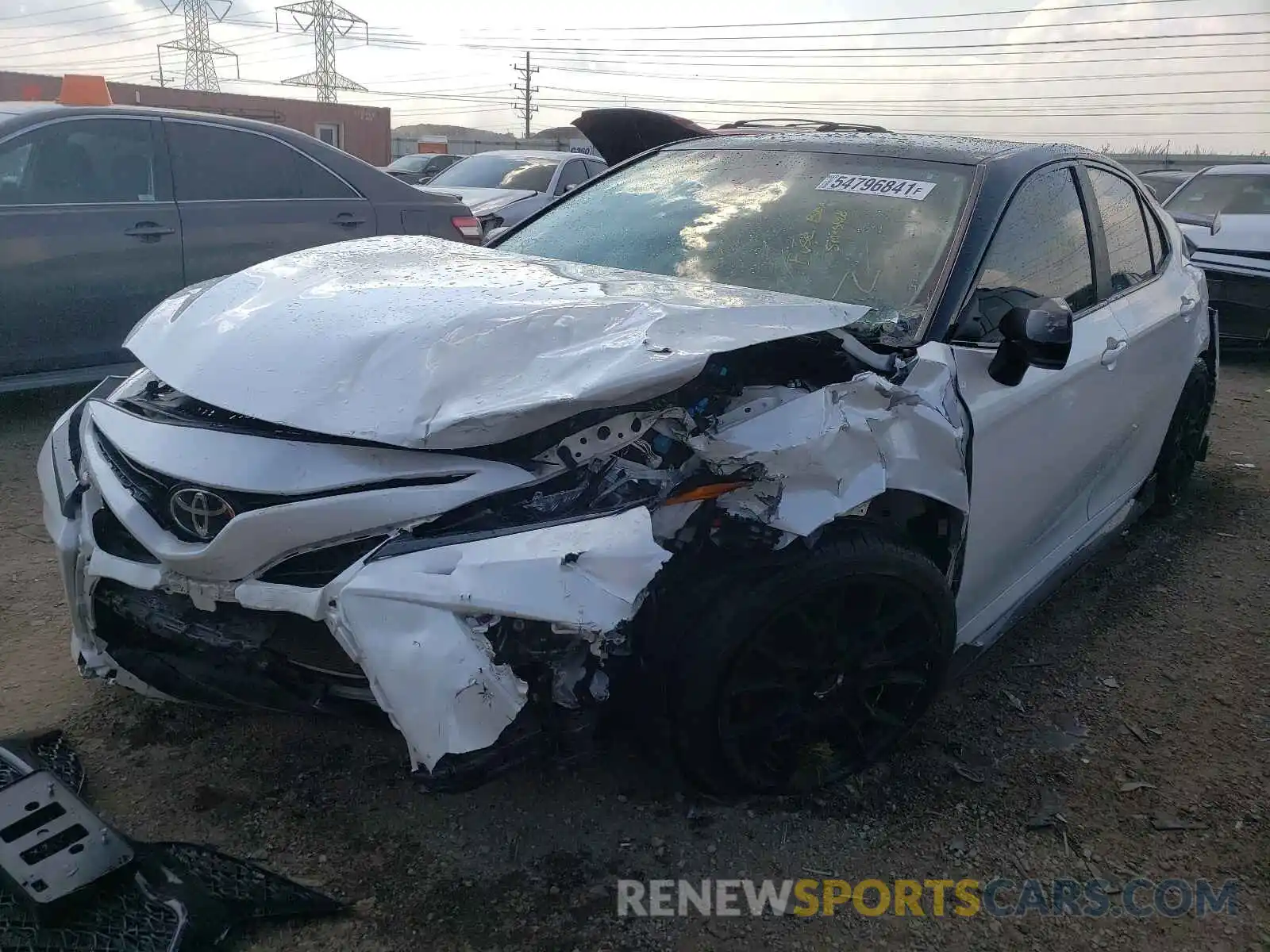 2 Photograph of a damaged car 4T1NZ1AK2LU046777 TOYOTA CAMRY 2020