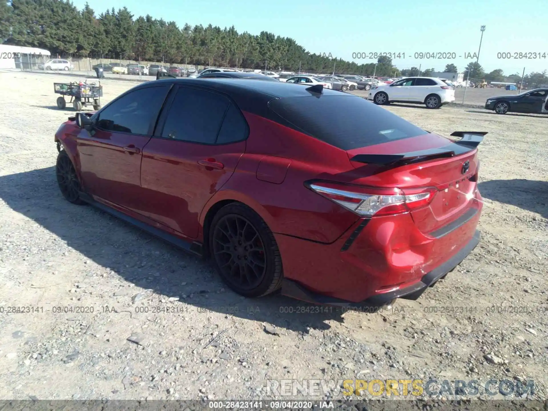 3 Photograph of a damaged car 4T1NZ1AK3LU035495 TOYOTA CAMRY 2020