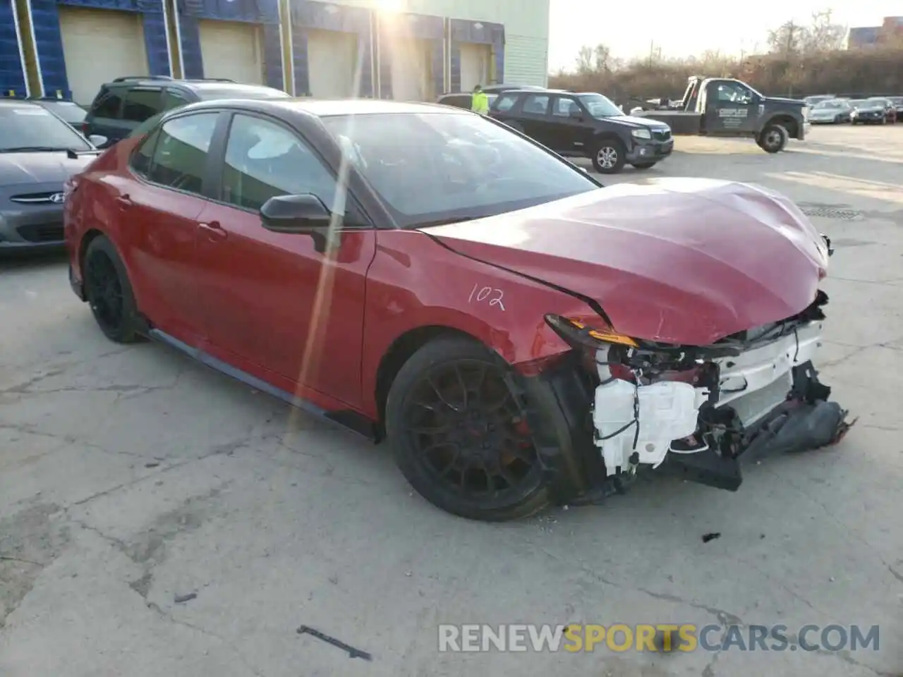 1 Photograph of a damaged car 4T1NZ1AK3LU038896 TOYOTA CAMRY 2020