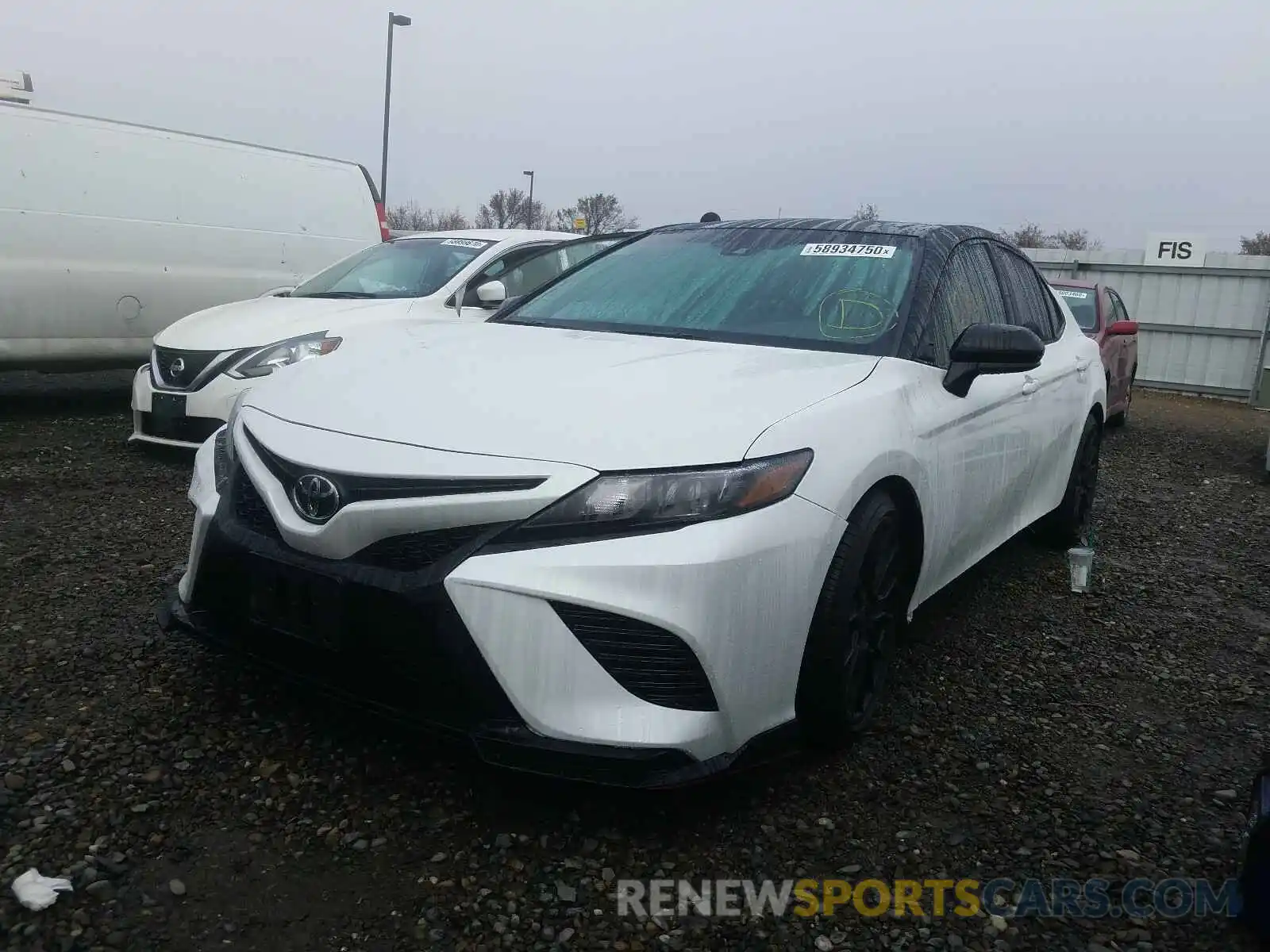 2 Photograph of a damaged car 4T1NZ1AK3LU042138 TOYOTA CAMRY 2020