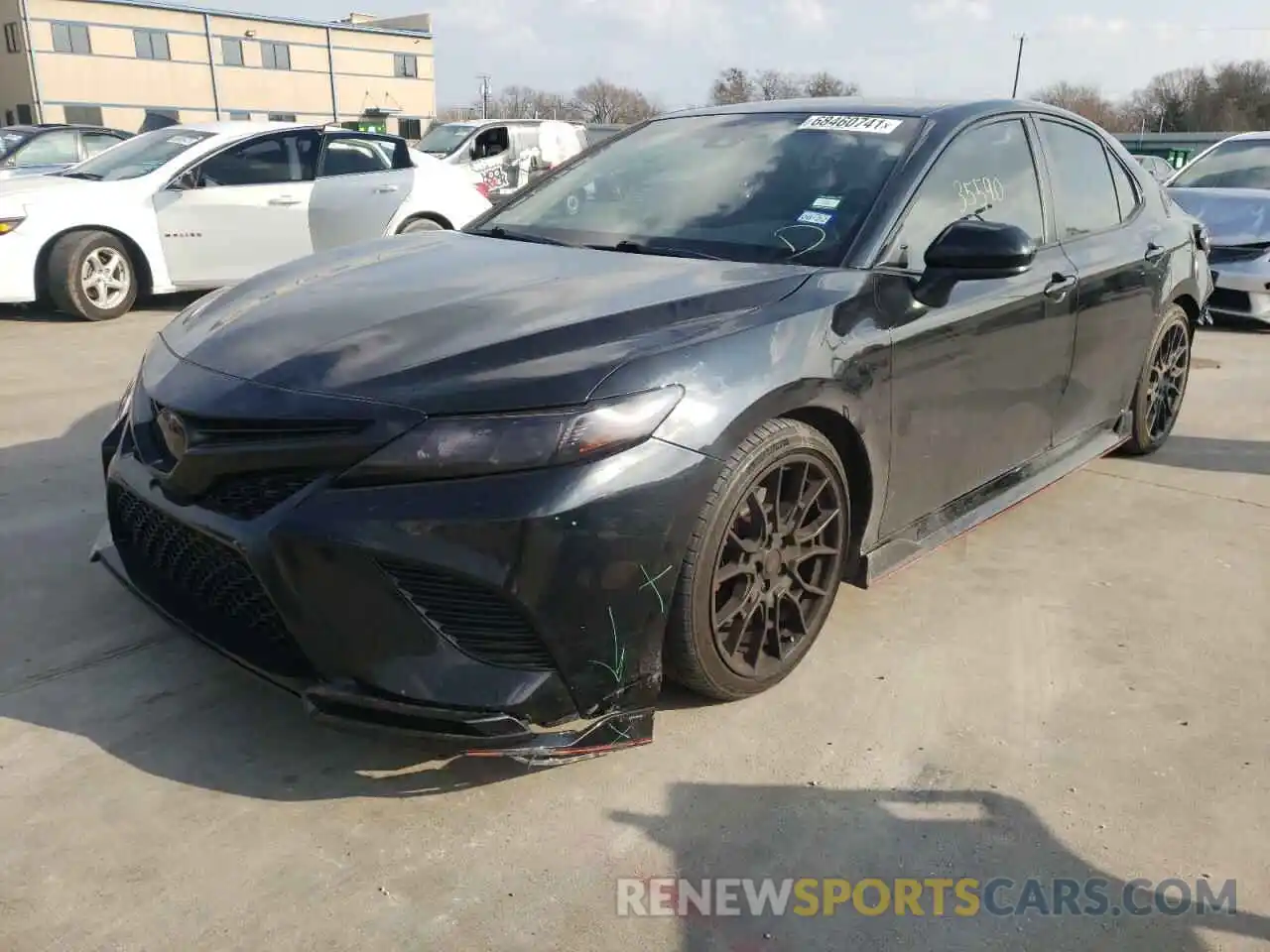 2 Photograph of a damaged car 4T1NZ1AK4LU035361 TOYOTA CAMRY 2020