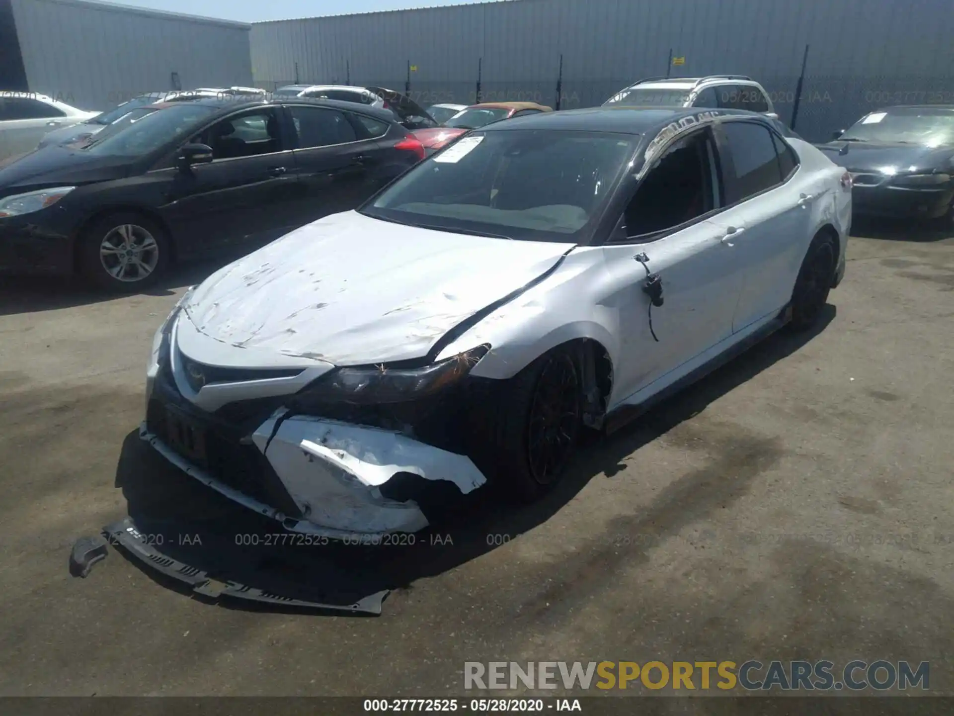 2 Photograph of a damaged car 4T1NZ1AK4LU036414 TOYOTA CAMRY 2020