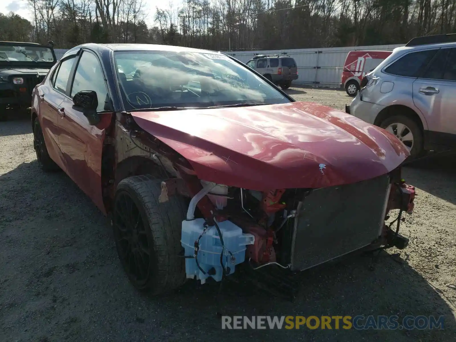 1 Photograph of a damaged car 4T1NZ1AK4LU038213 TOYOTA CAMRY 2020