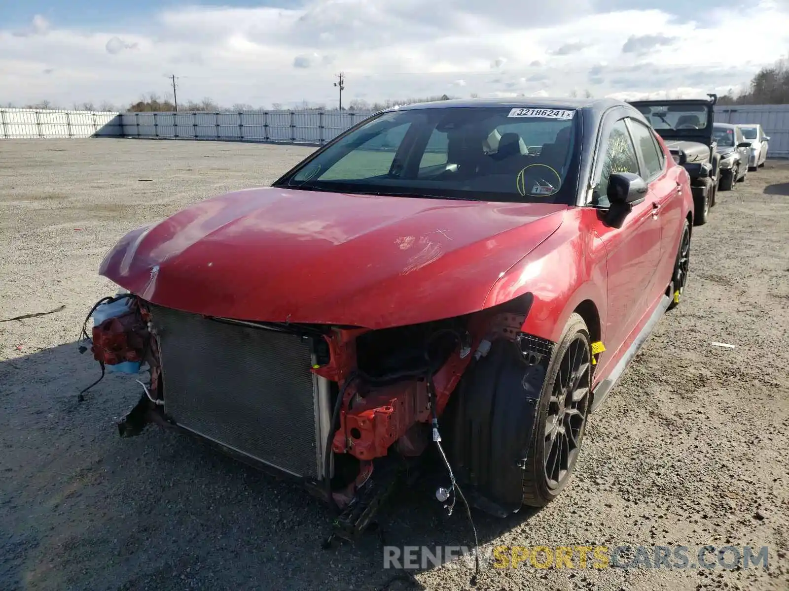 2 Photograph of a damaged car 4T1NZ1AK4LU038213 TOYOTA CAMRY 2020