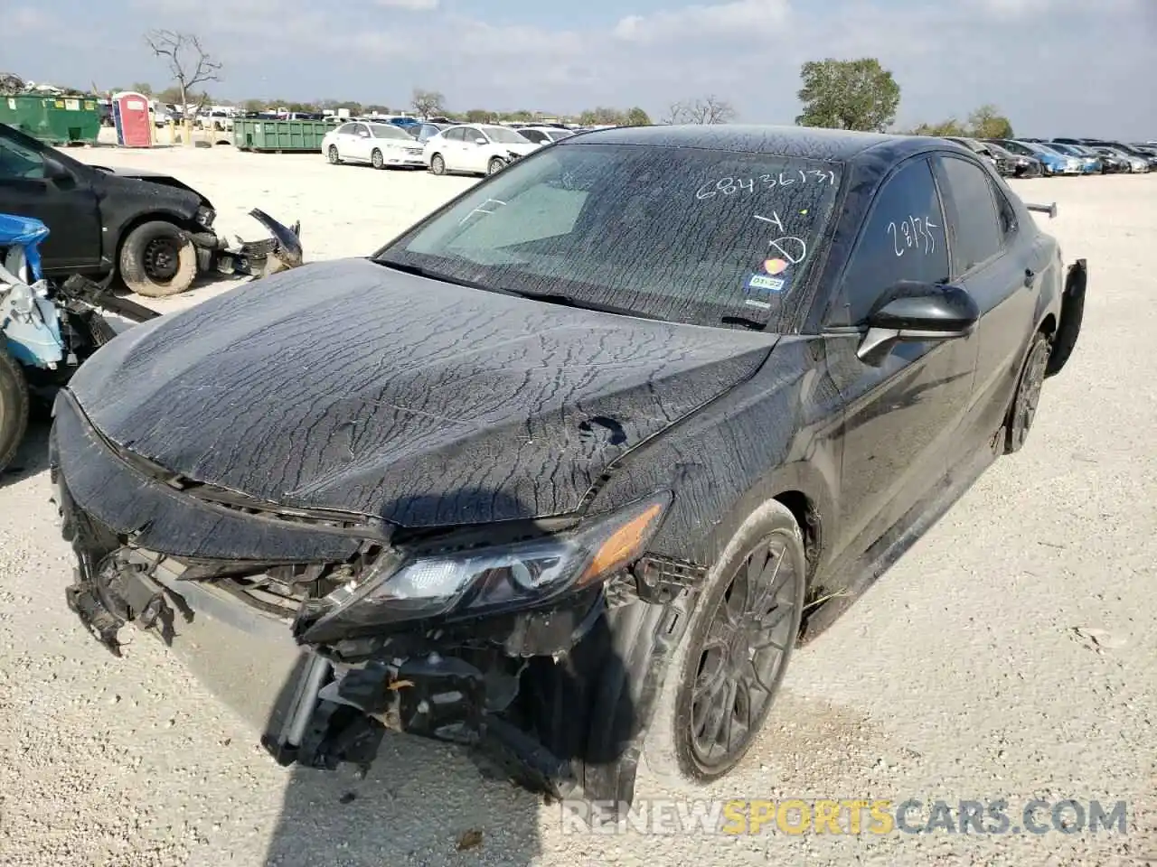 2 Photograph of a damaged car 4T1NZ1AK4LU038230 TOYOTA CAMRY 2020