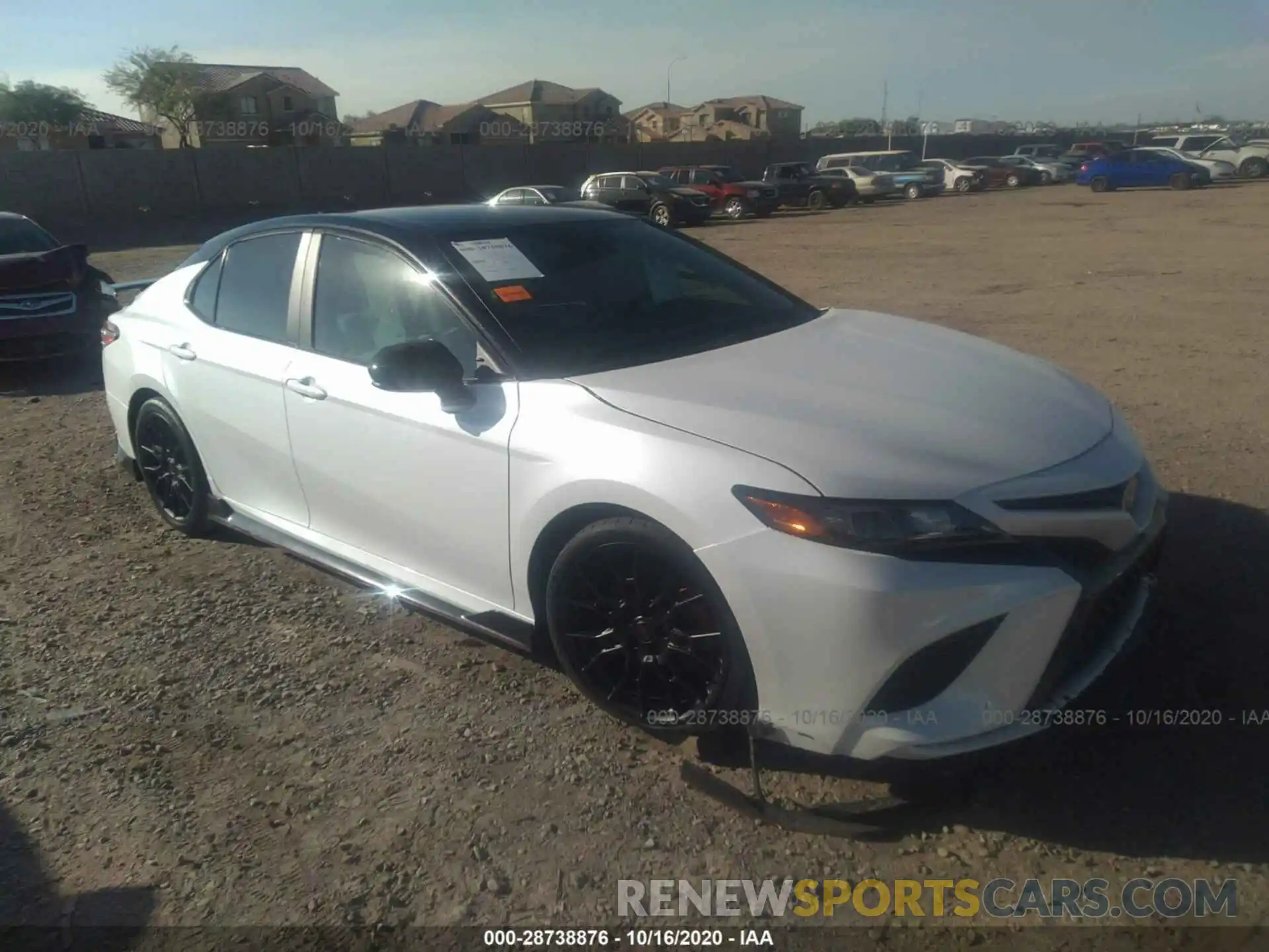 1 Photograph of a damaged car 4T1NZ1AK4LU039099 TOYOTA CAMRY 2020