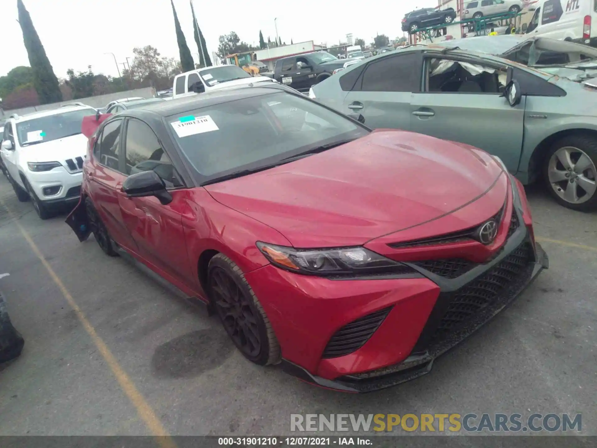 1 Photograph of a damaged car 4T1NZ1AK4LU045730 TOYOTA CAMRY 2020