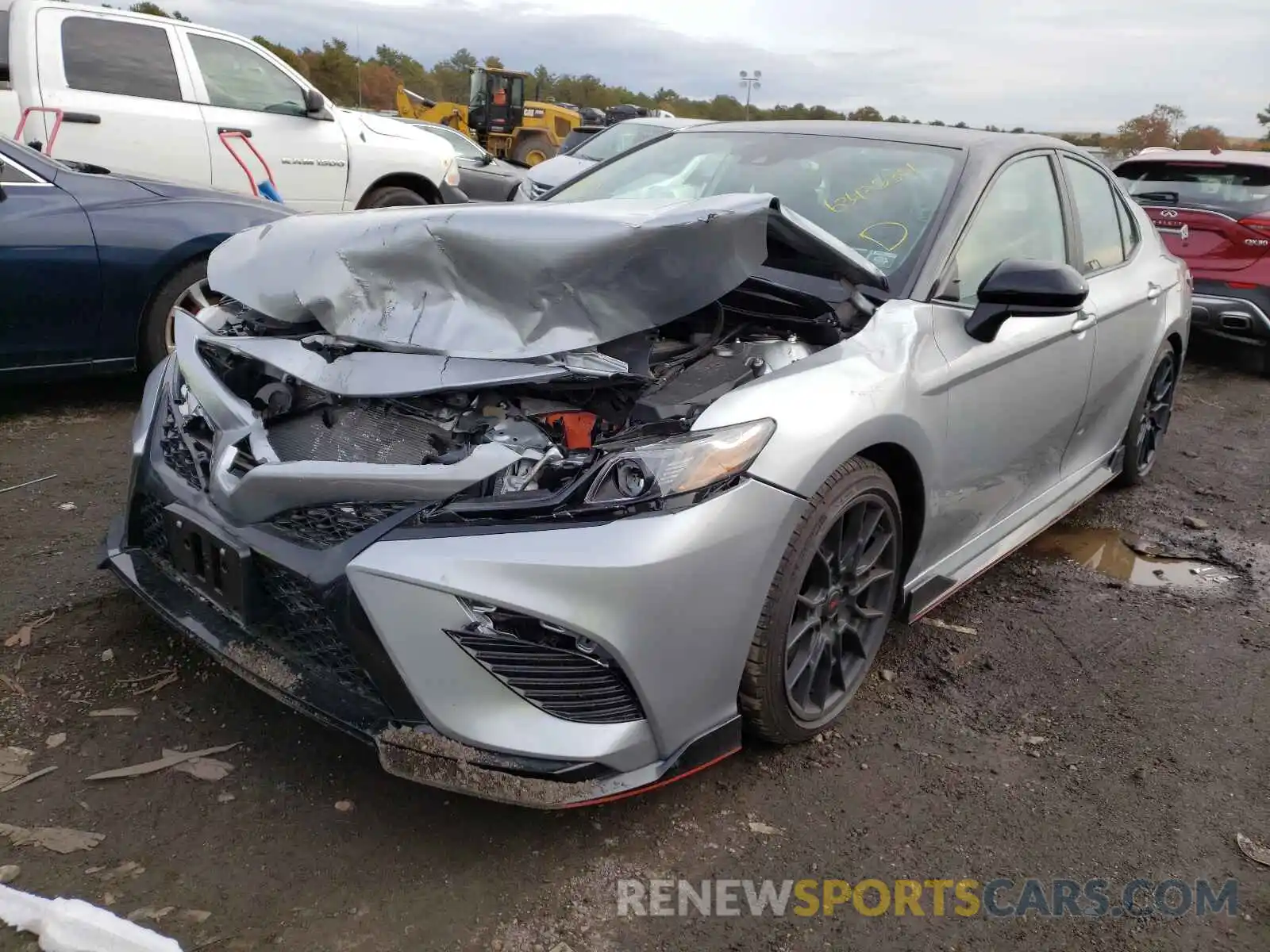 2 Photograph of a damaged car 4T1NZ1AK4LU046103 TOYOTA CAMRY 2020